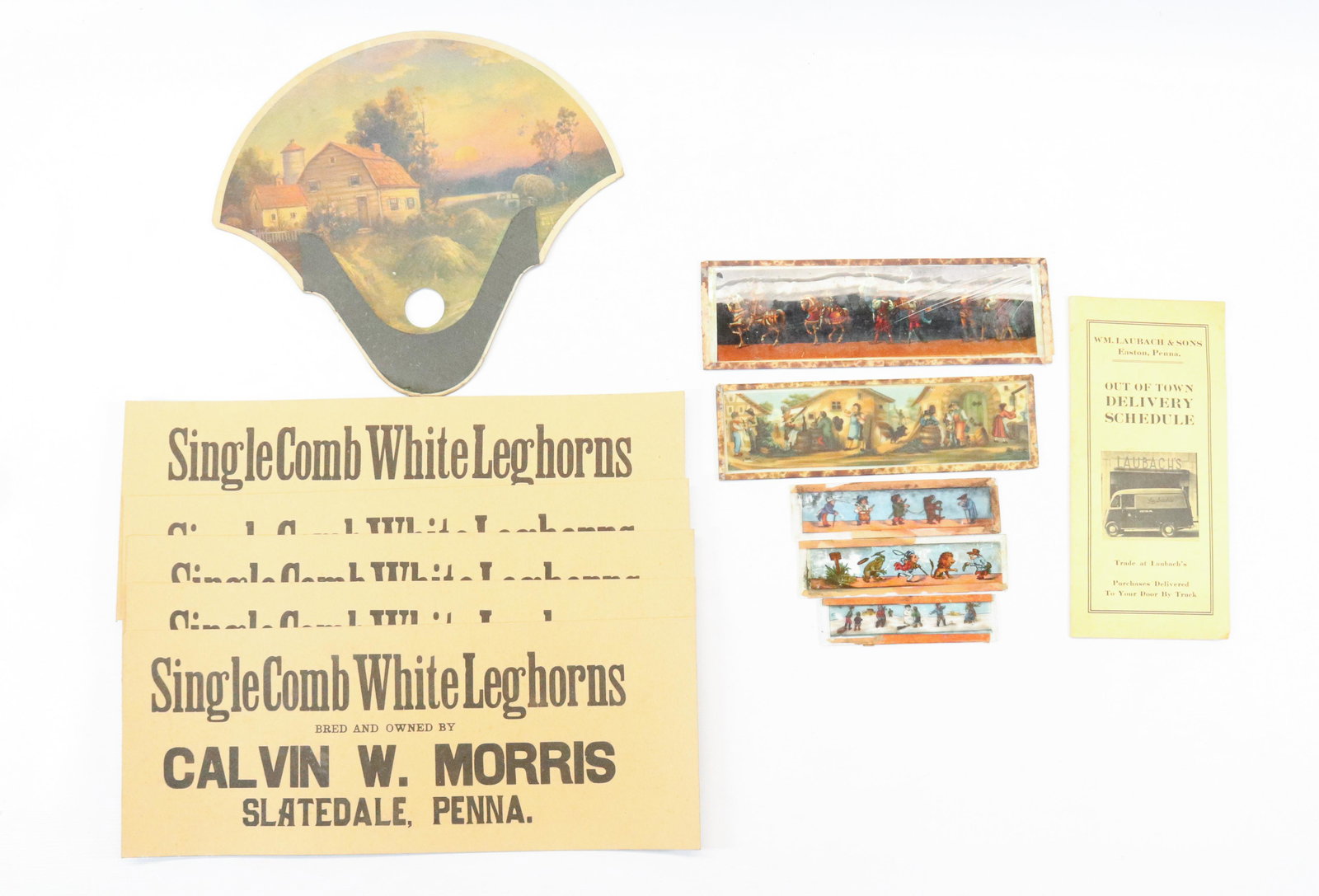 LOT OF PAPER ADVERTISING AND SLIDES (1 of 3)