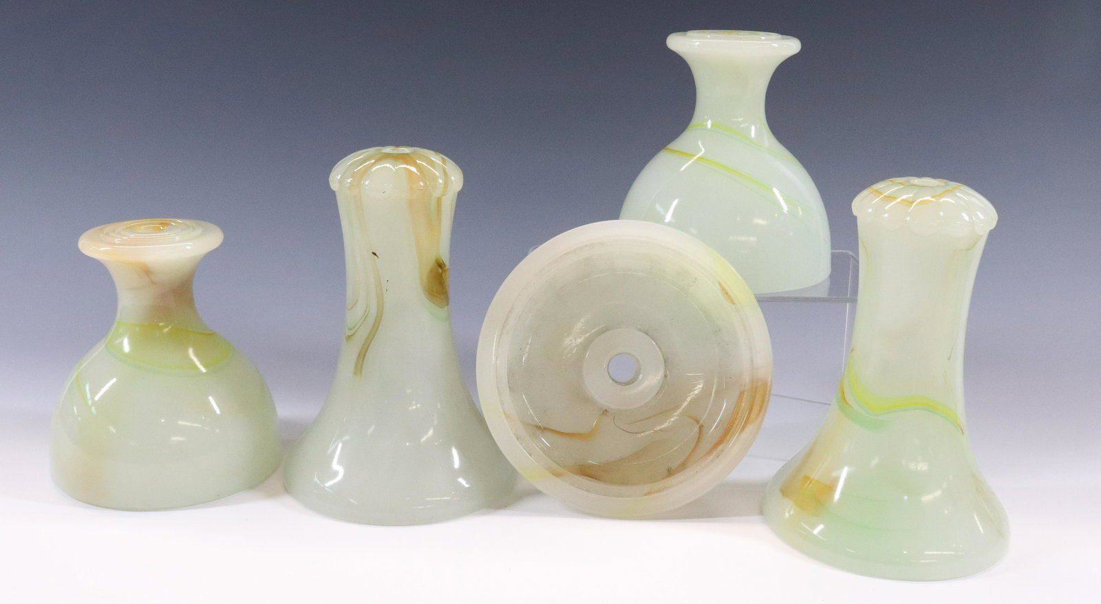 LOT OF AKRO AGATE LAMP PARTS (1 of 4)