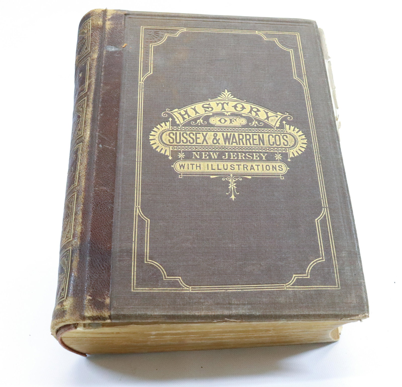 HISTORY OF SUSSEX AND WARREN COUNTIES: SNELL 1881 Terms & Conditions: Pick-up for this Auction will be Wednesday August 3rd and Thursday August 4th from 9:00am till 3:30pm and Friday August 5th from 9:00am till 1:00pm - Shipping will be do