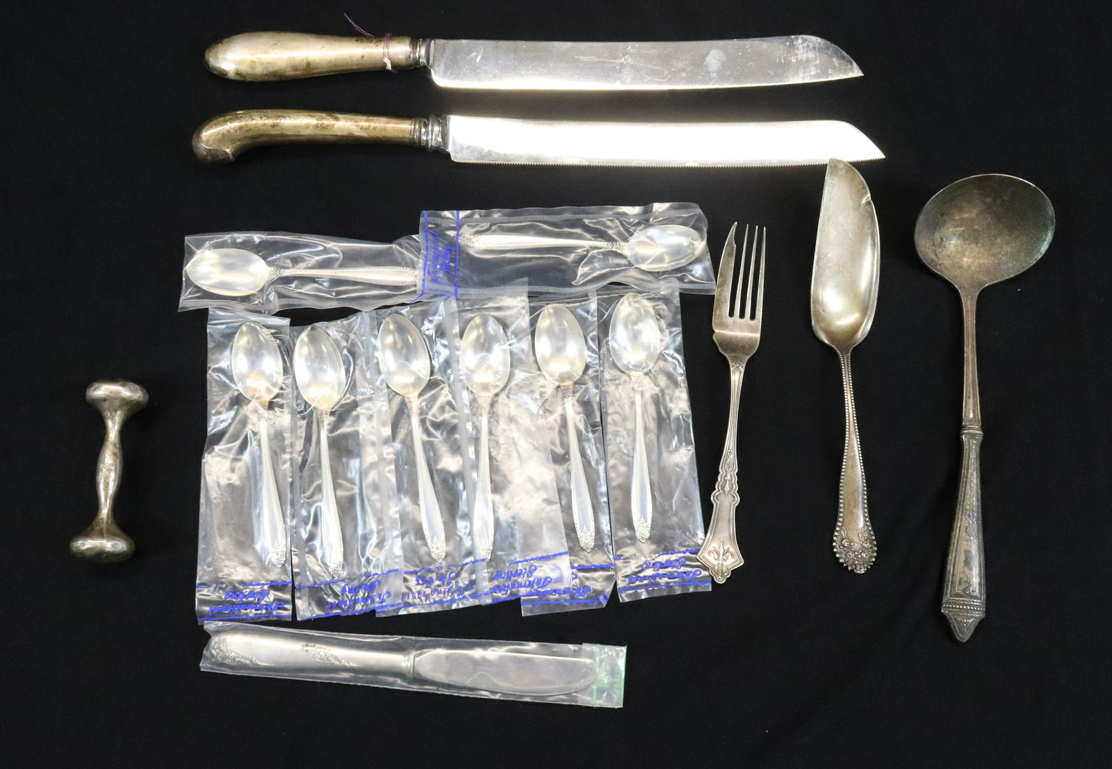 STERLING SILVER FLATWARE GROUPING (1 of 3)