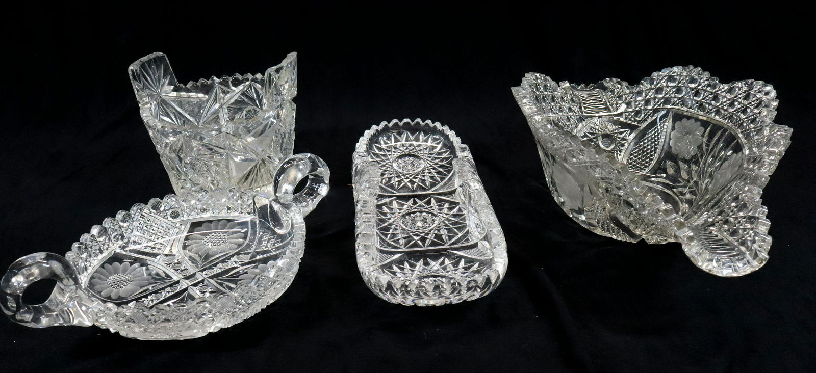 CUT GLASS GROUPING (1 of 4)