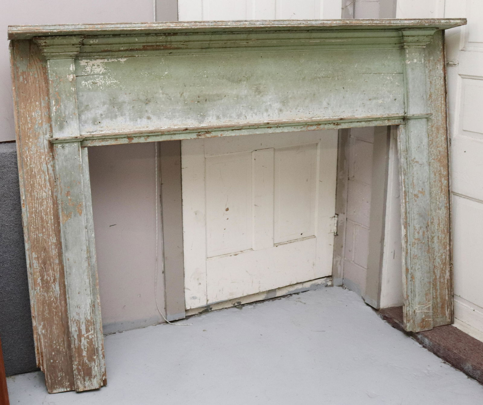 PAINTED FIREPLACE SURROUND (1 of 2)