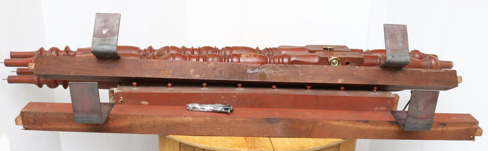 19TH C. PAINTED ROPE BED (1 of 2)