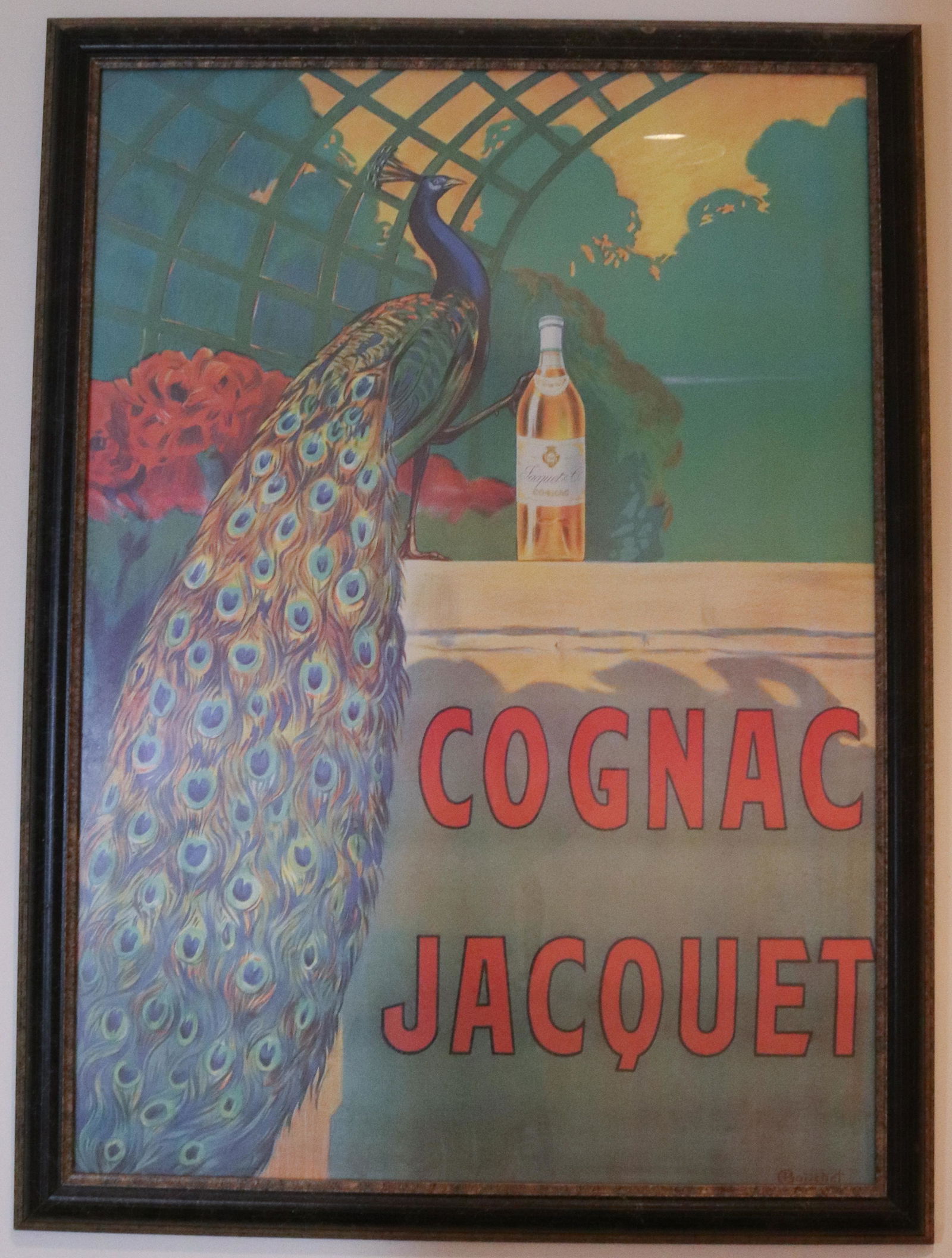 COGNAC ADVERTISING POSTER (1 of 2)