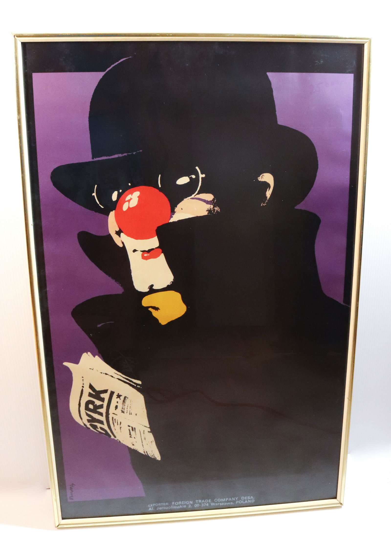 POLISH CYRK ADVERTISING POSTER BY SWIERZY (1 of 3)