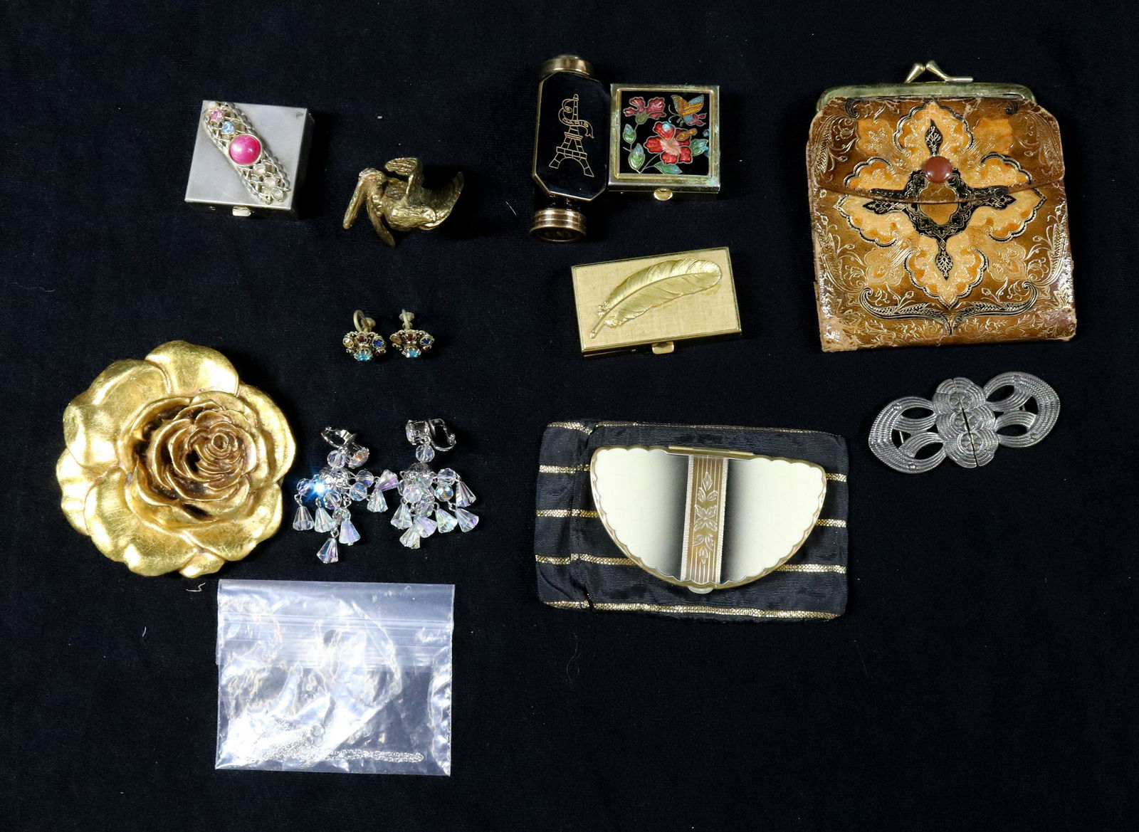 COSTUME JEWELRY TRAY LOT (1 of 5)