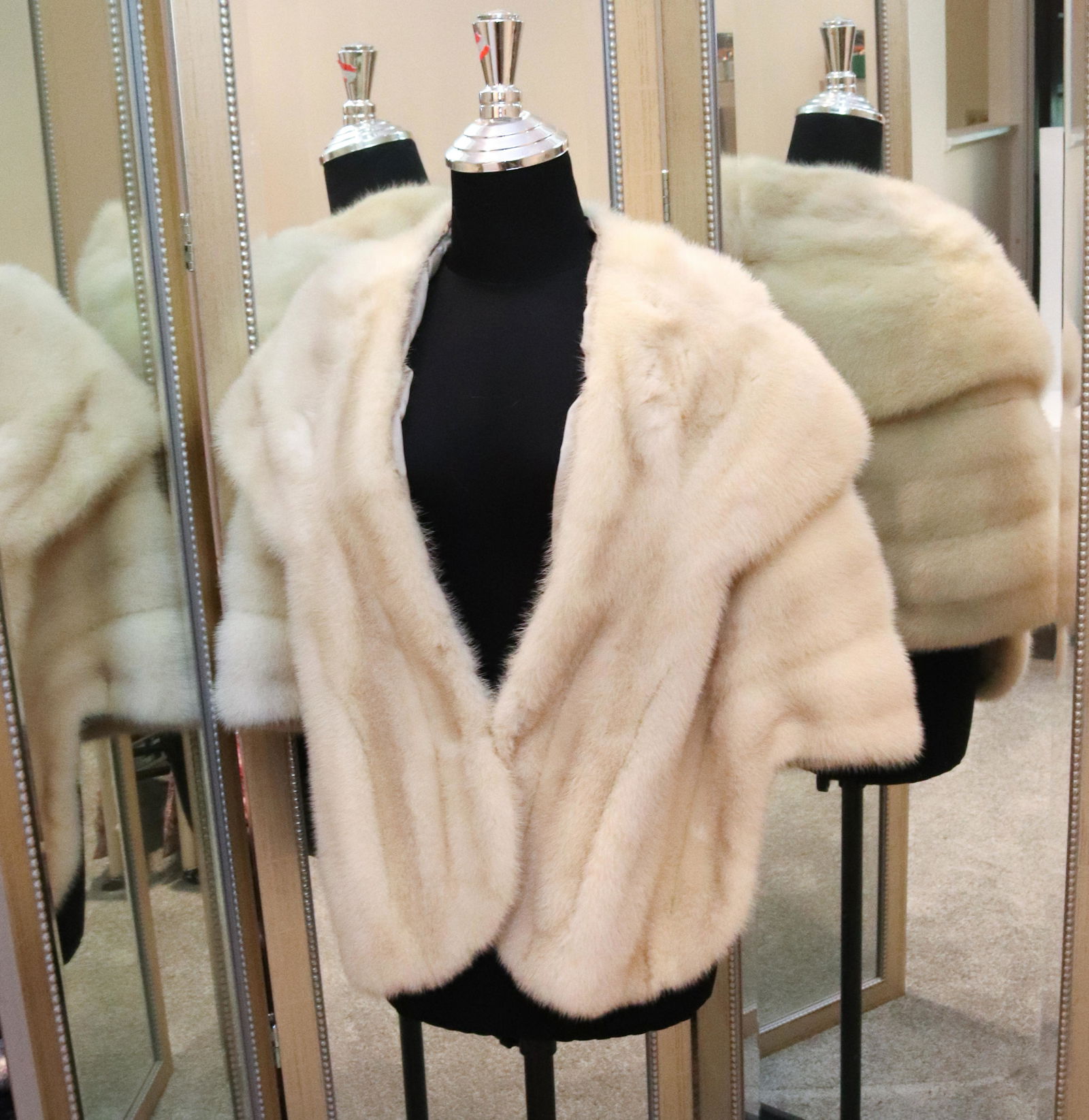 VINTAGE MINK FUR WRAP (1 of 5)