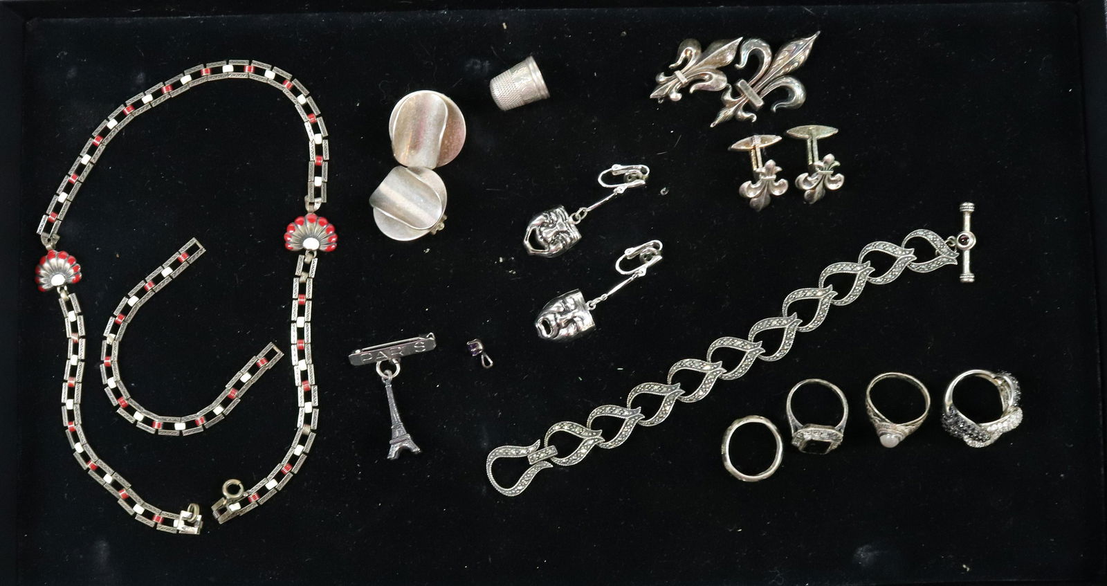 STERLING SILVER JEWELRY LOT (1 of 4)