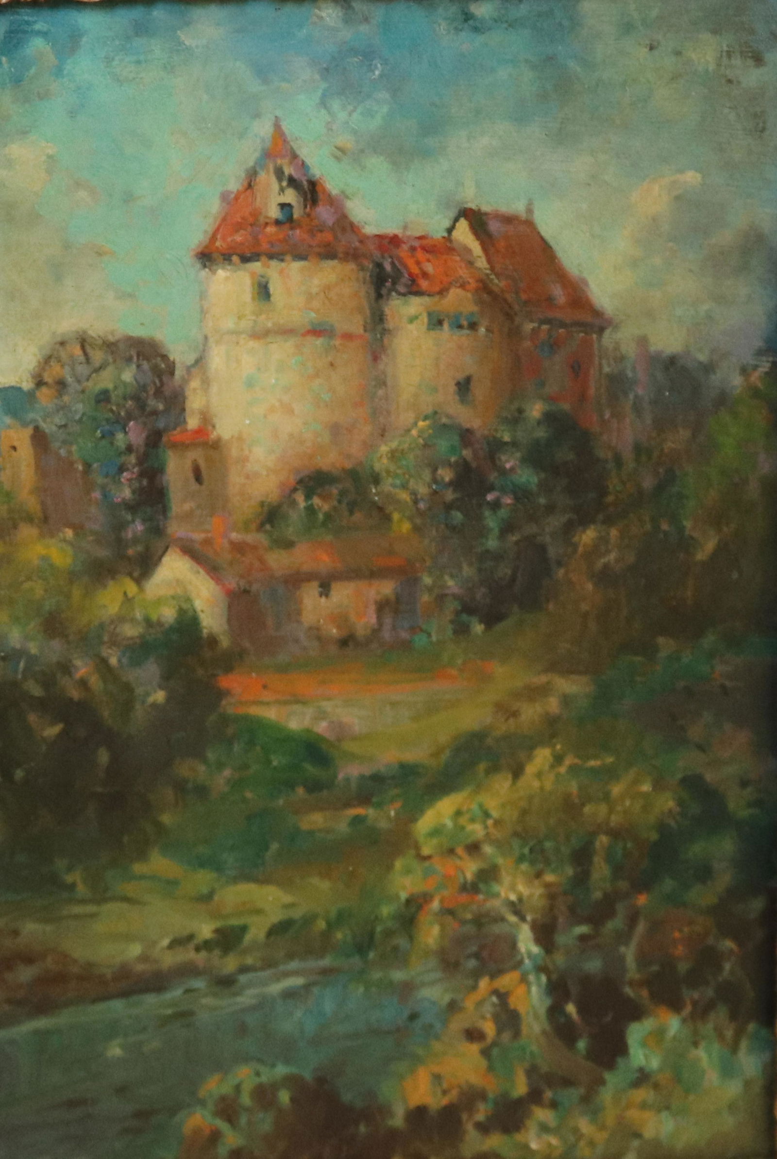 FRAMED OIL PAINTING (1 of 3)