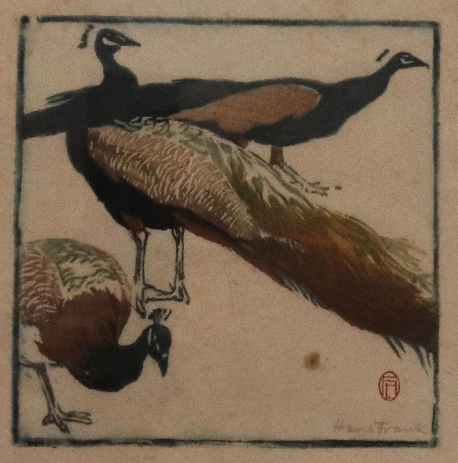 HANS FRANK BLOCK PRINT (1 of 3)