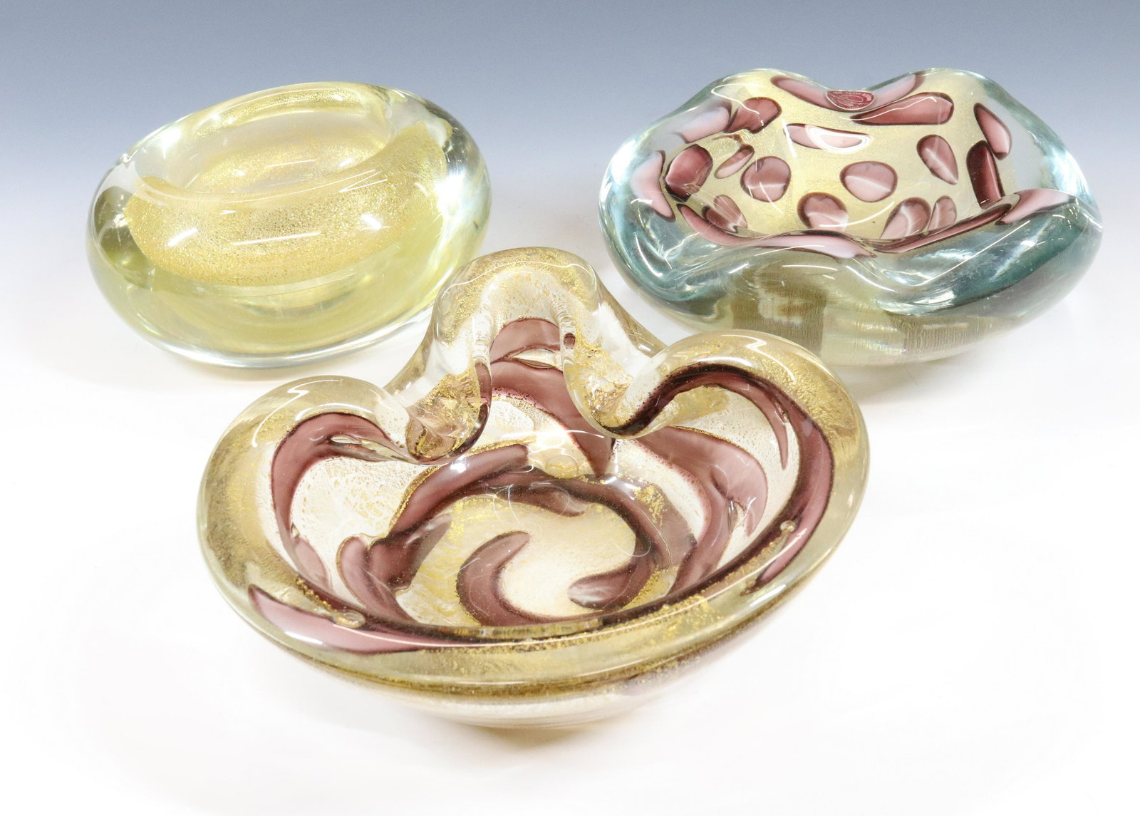 (3) MURANO GLASS BOWLS (1 of 3)