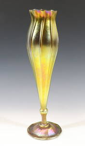 TIFFANY TALL GOLD AURENE VASE