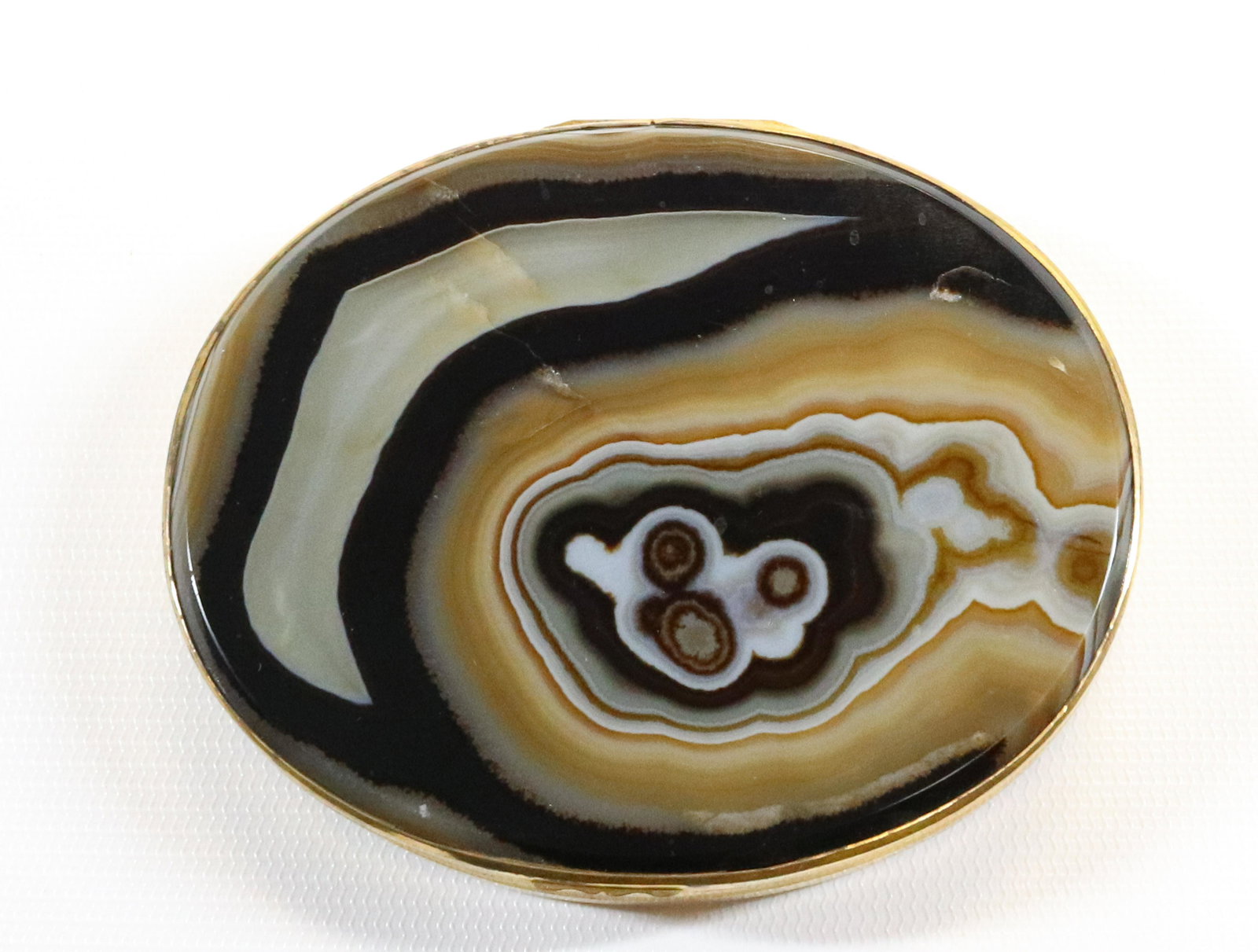 SCOTTISH OVAL AGATE BOX (1 of 3)