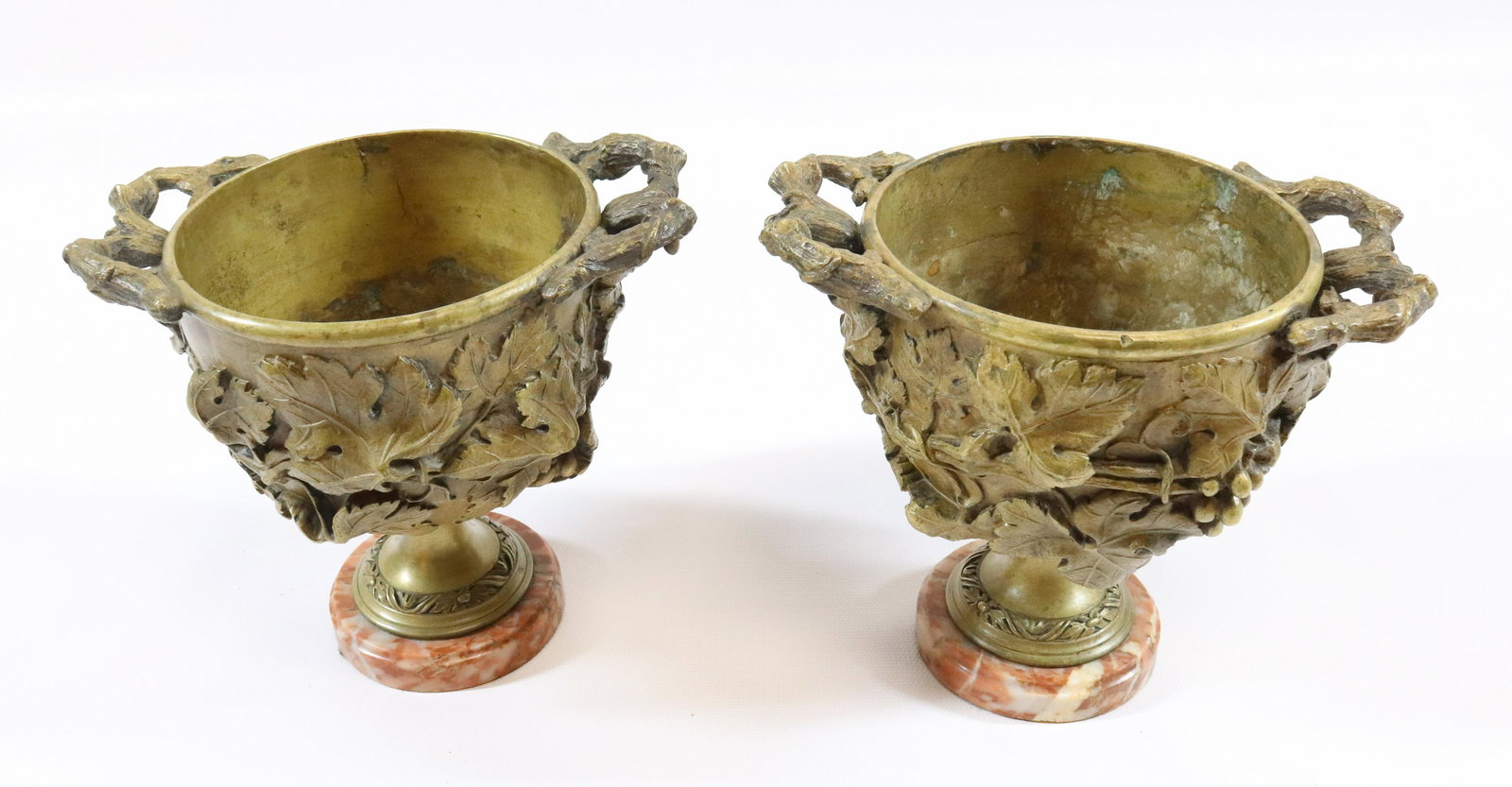 PAIR OF FRENCH CAMPANA VASES (1 of 7)
