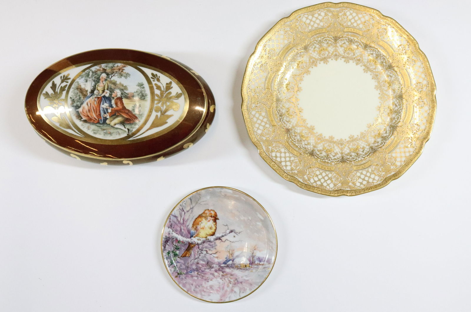 ROYAL DOULTON FOR TIFFANY PORCELAIN PLATE (1 of 4)