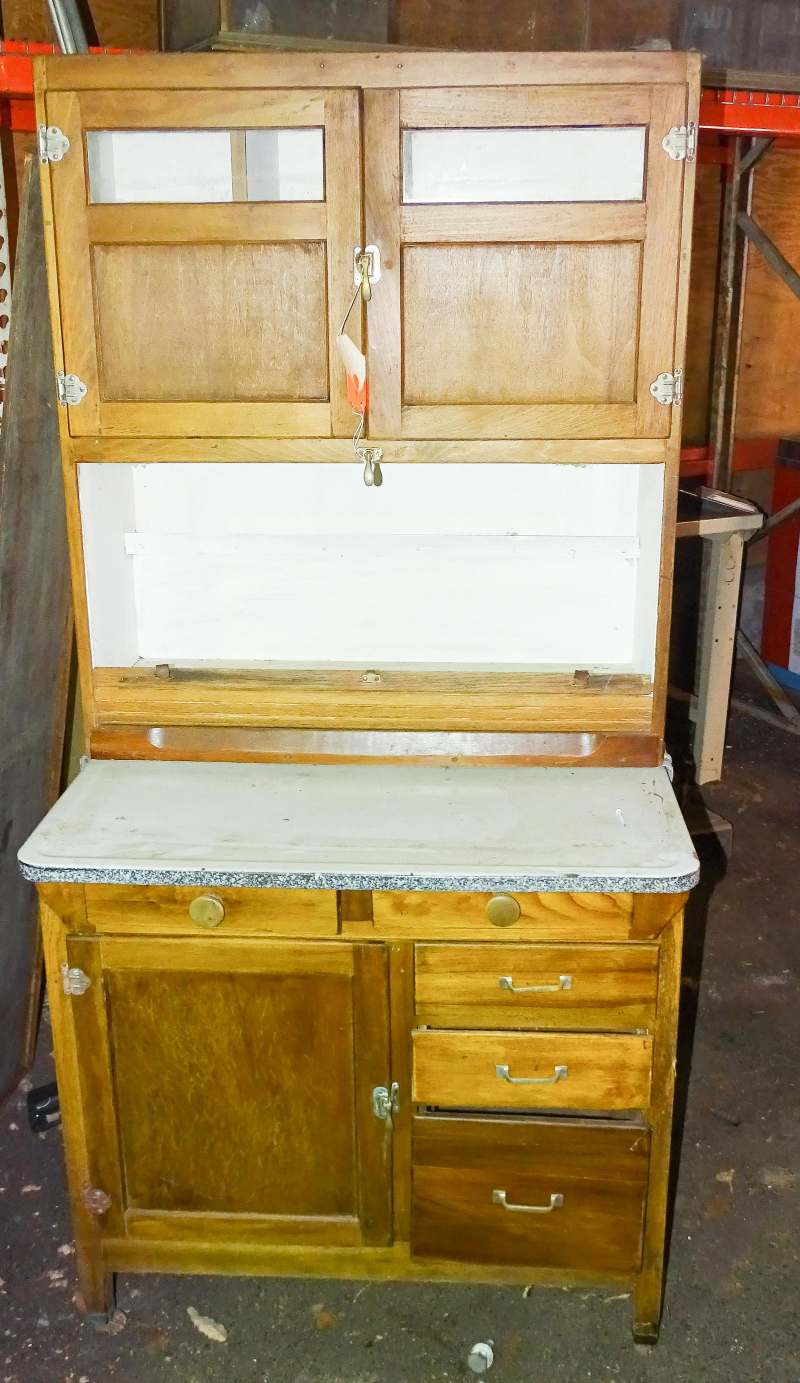 ANTIQUE HOOSIER CABINET (1 of 4)