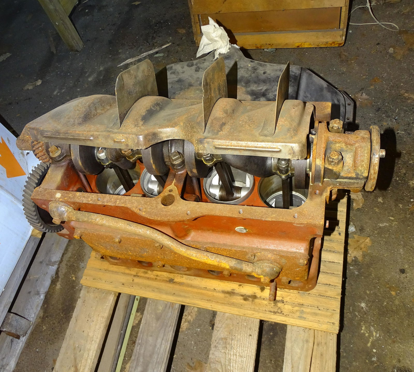 VINTAGE ENGINE BLOCK (1 of 3)