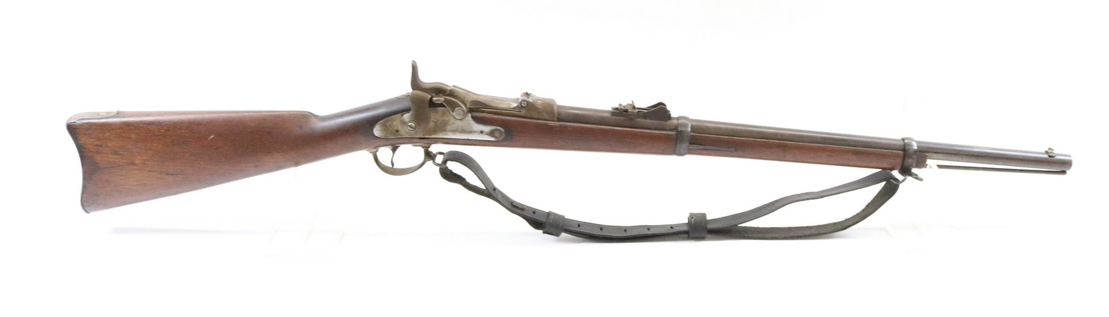 U.S. SPRINGFIELD MODEL 1873 TRAPDOOR CARBINE: 45-70 CAL, SERIAL# 236740 - WITH SLING, NO OTHER MARKINGS - 43" O/A Registration: NO REGISTRATION REQUIRED