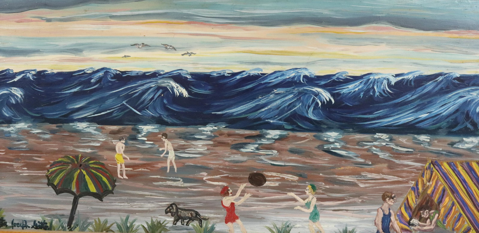 VICTOR JOSEPH GOTTO OIL ON BOARD (1 of 5)