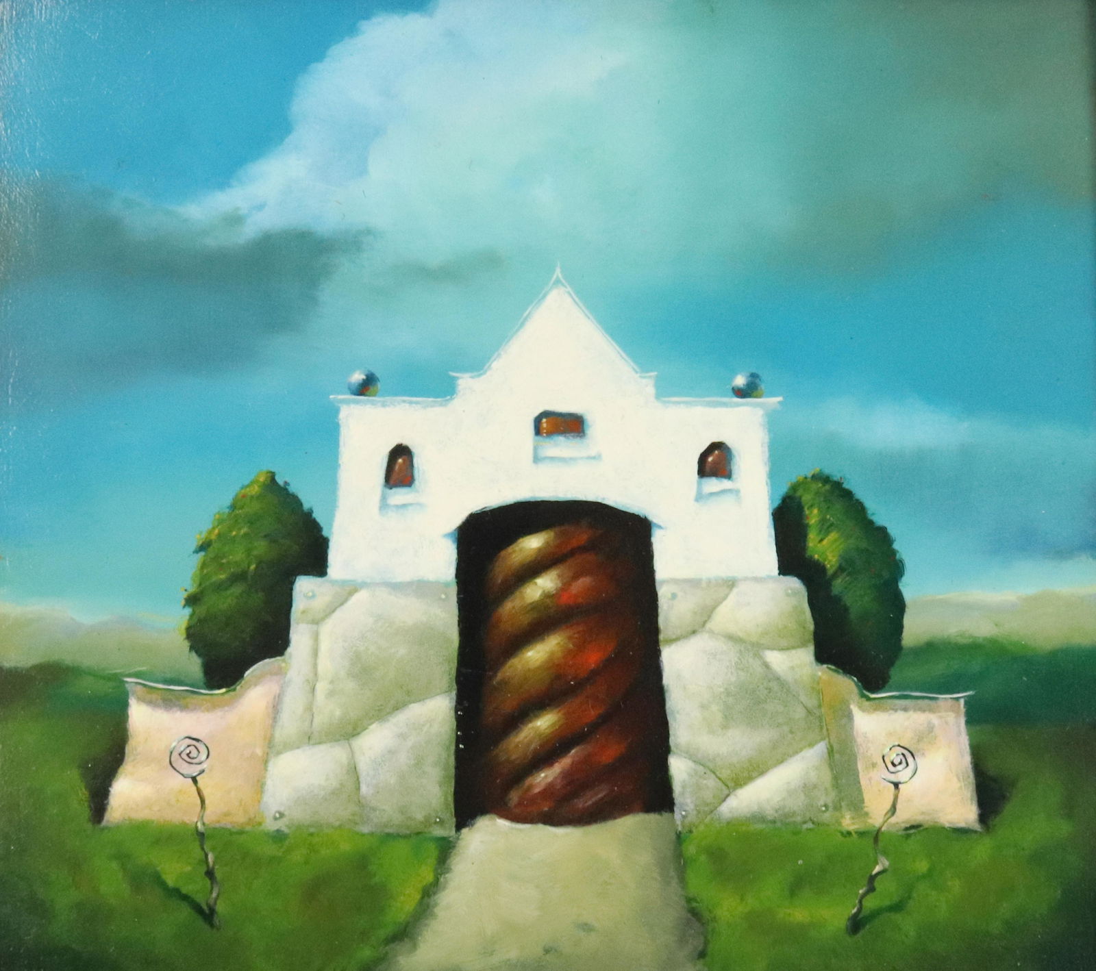 ROBERT RASELY OIL ON PANEL (1 of 3)