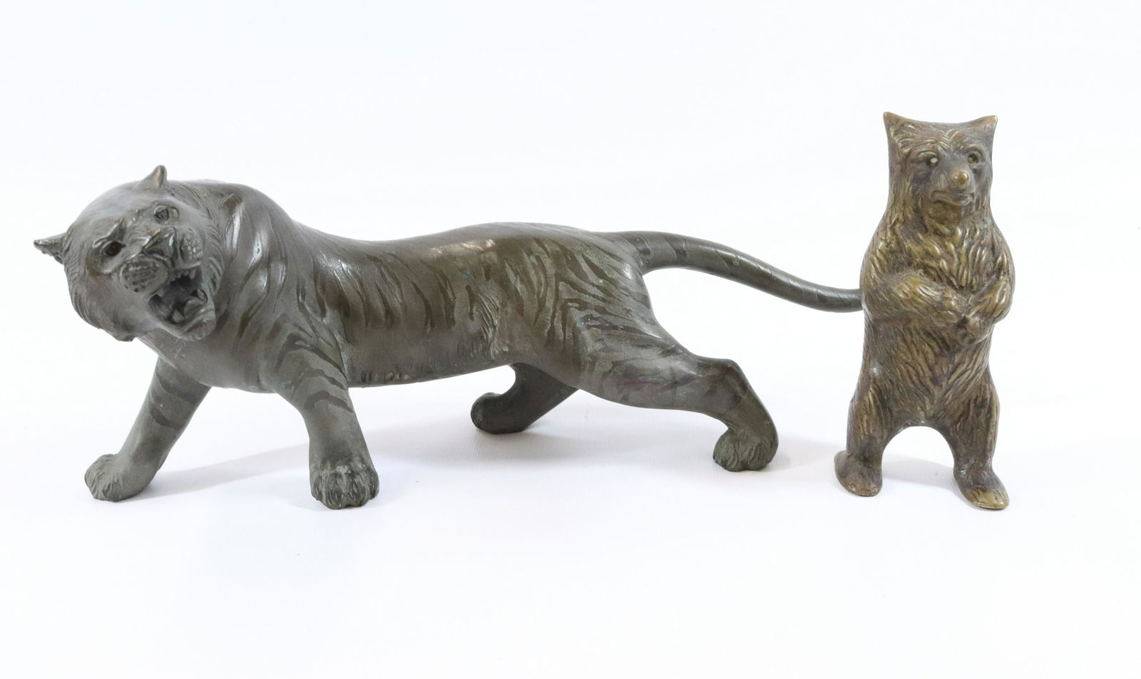BRONZE TIGER AND BRASS BEAR (1 of 3)