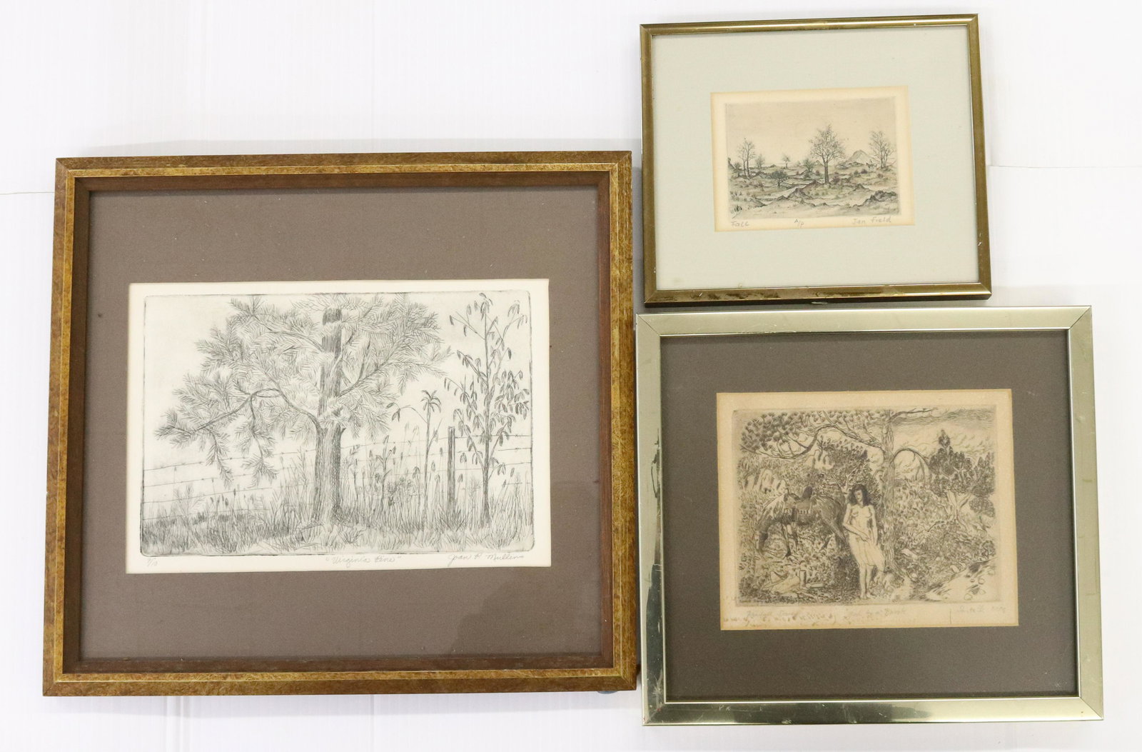 (3) VINTAGE PRINTS (1 of 5)