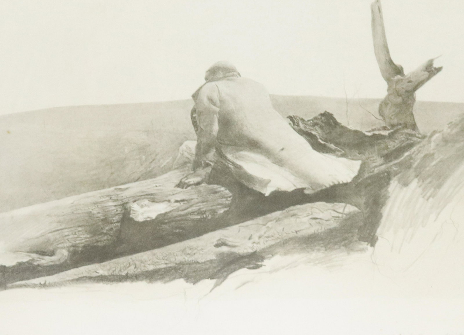 ANDREW WYETH FRAMED PRINT (1 of 3)