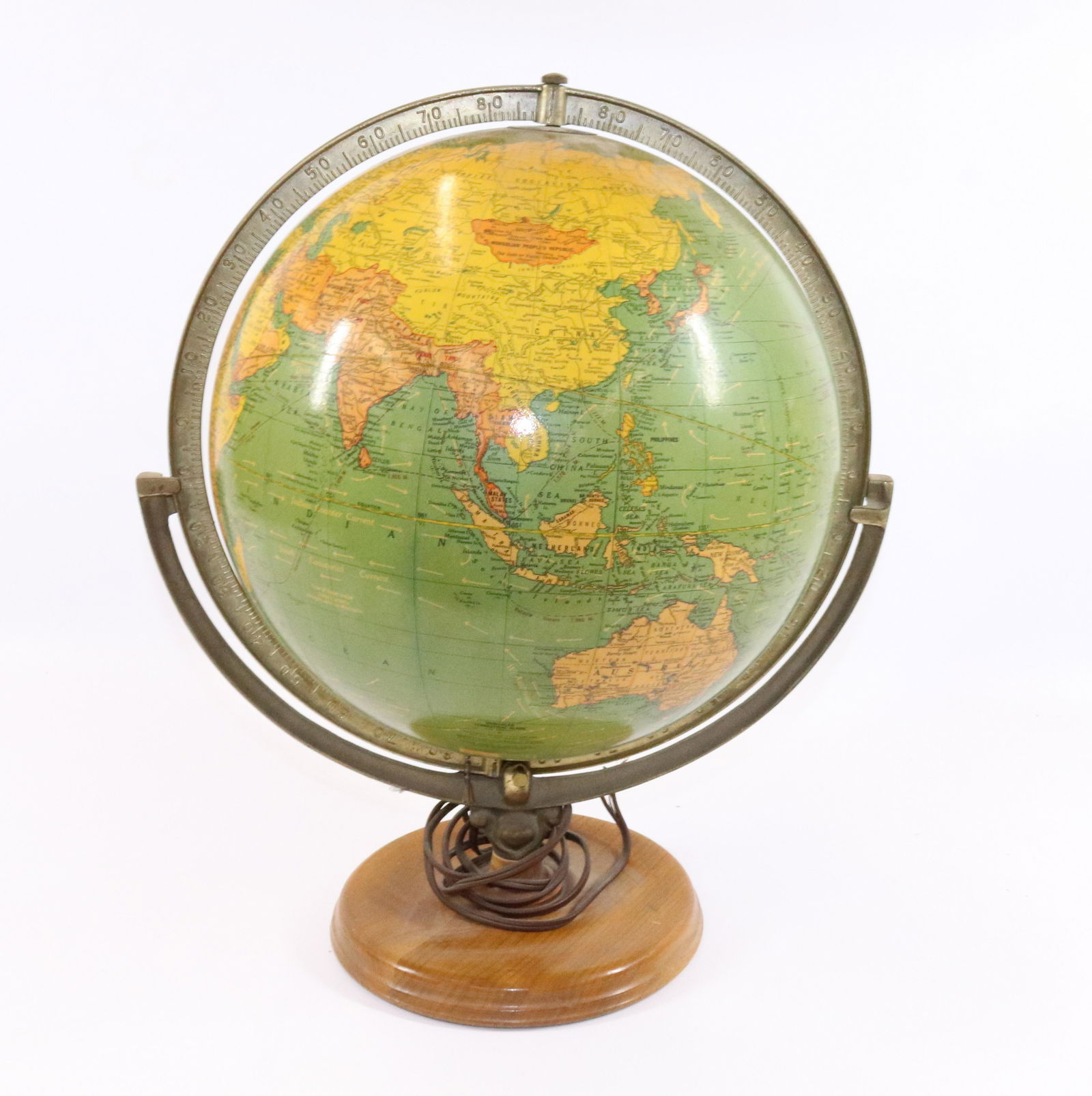 VINTAGE CRAM LIGHT-UP GLOBE (1 of 4)