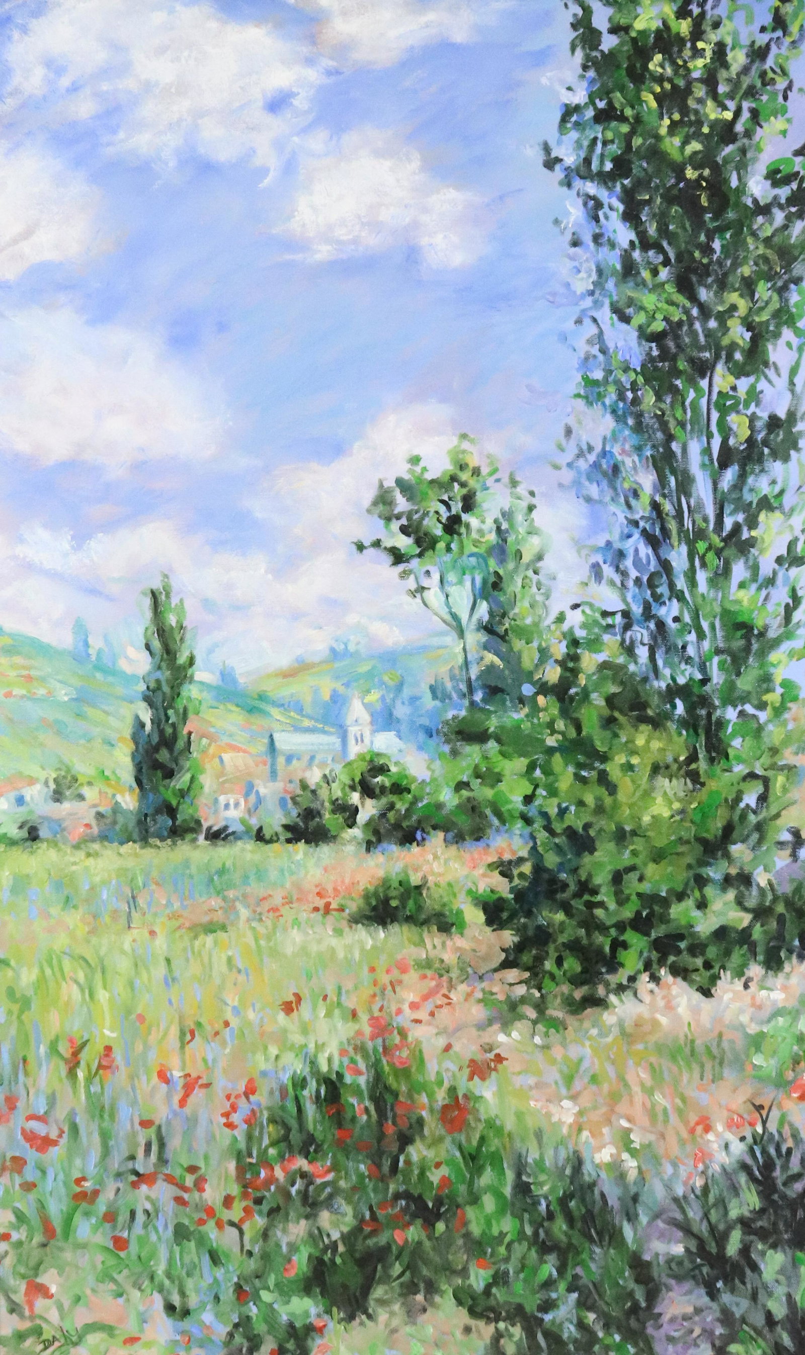 CONTEMPORARY OIL ON CANVAS PAINTING (1 of 3)