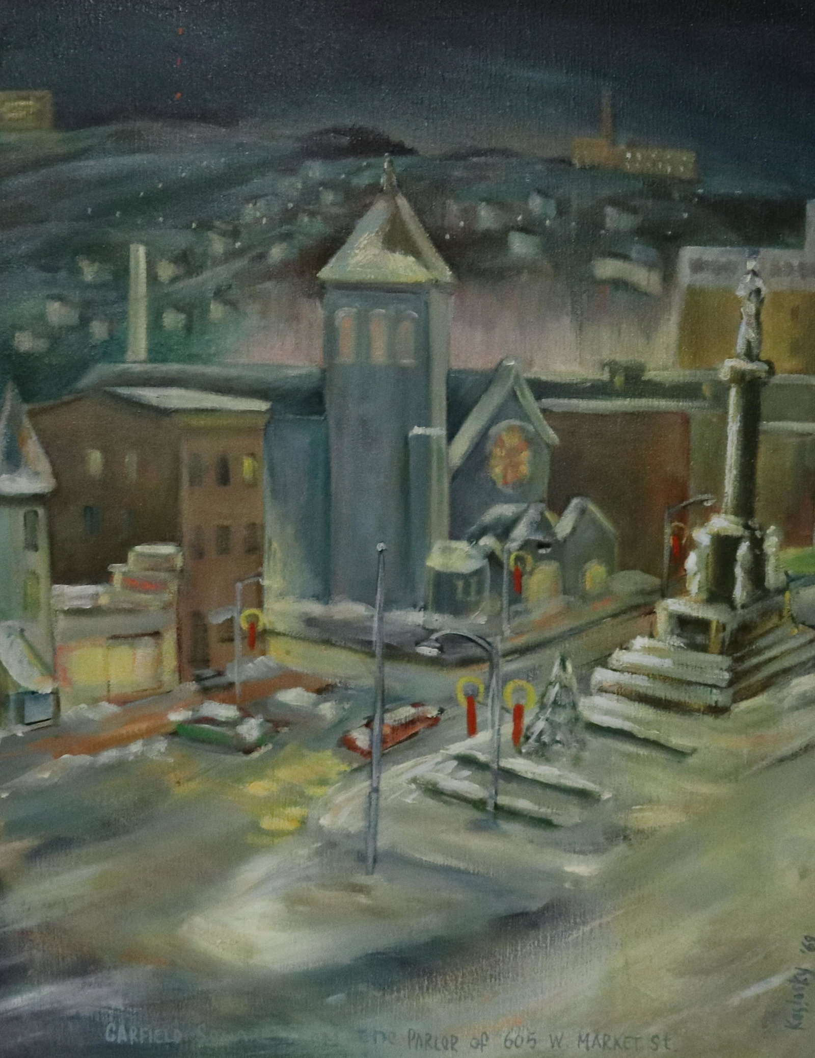 BOB KOSLOSKY OIL ON CANVAS PAINTING (1 of 5)