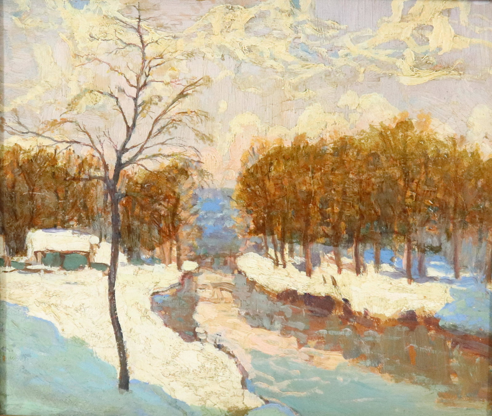 STILL-LIFE OIL ON BOARD PAINTING (1 of 3)