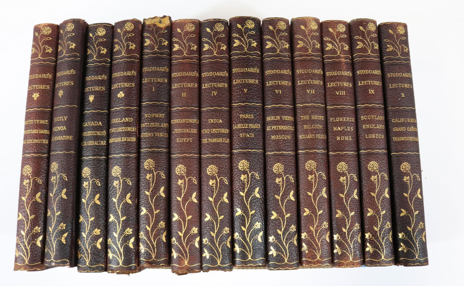 (13) VOLUMES STODDARD'S LECTURES (1 of 4)