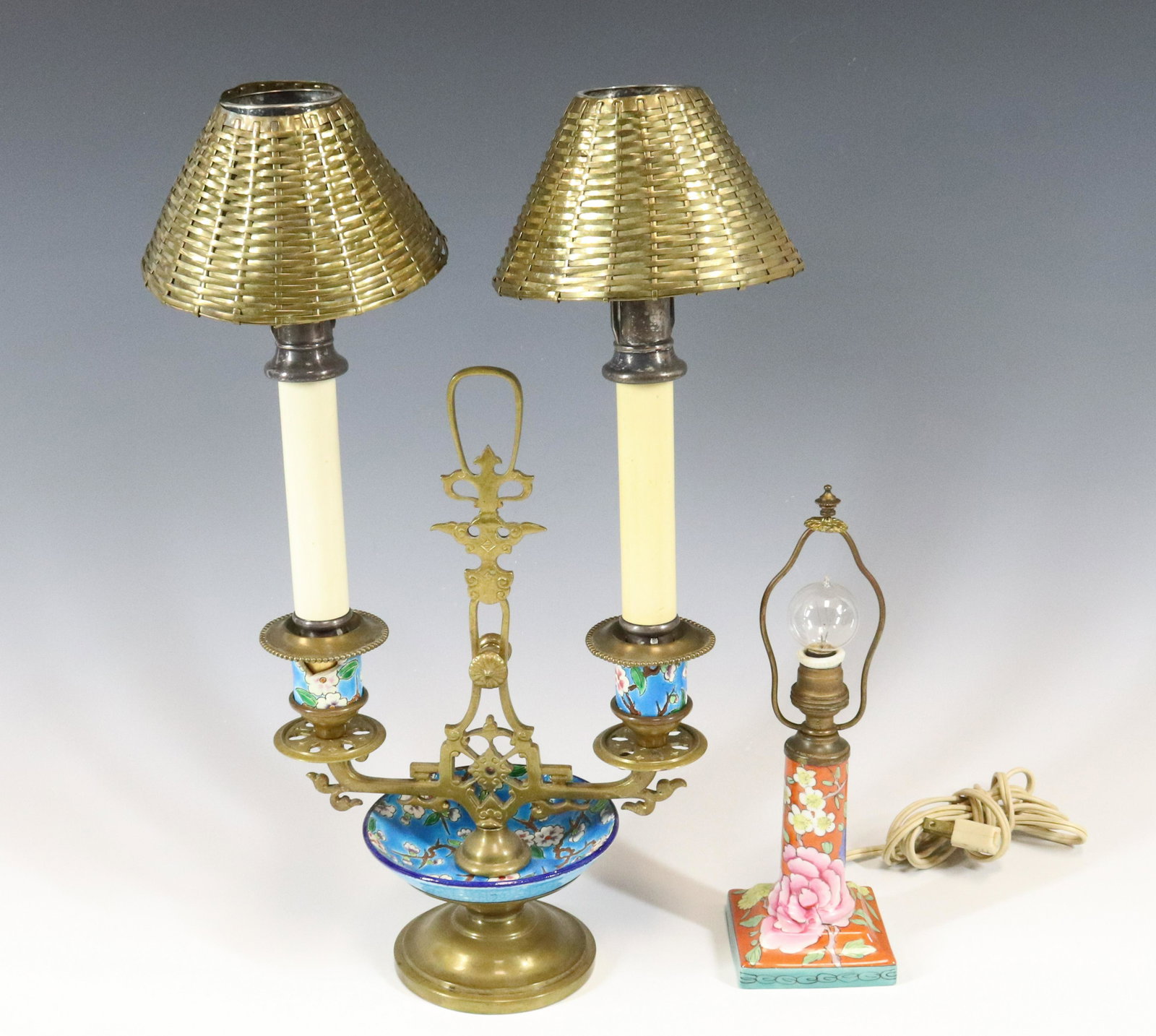 LONGWY DOUBLE CANDLESTICK (1 of 4)