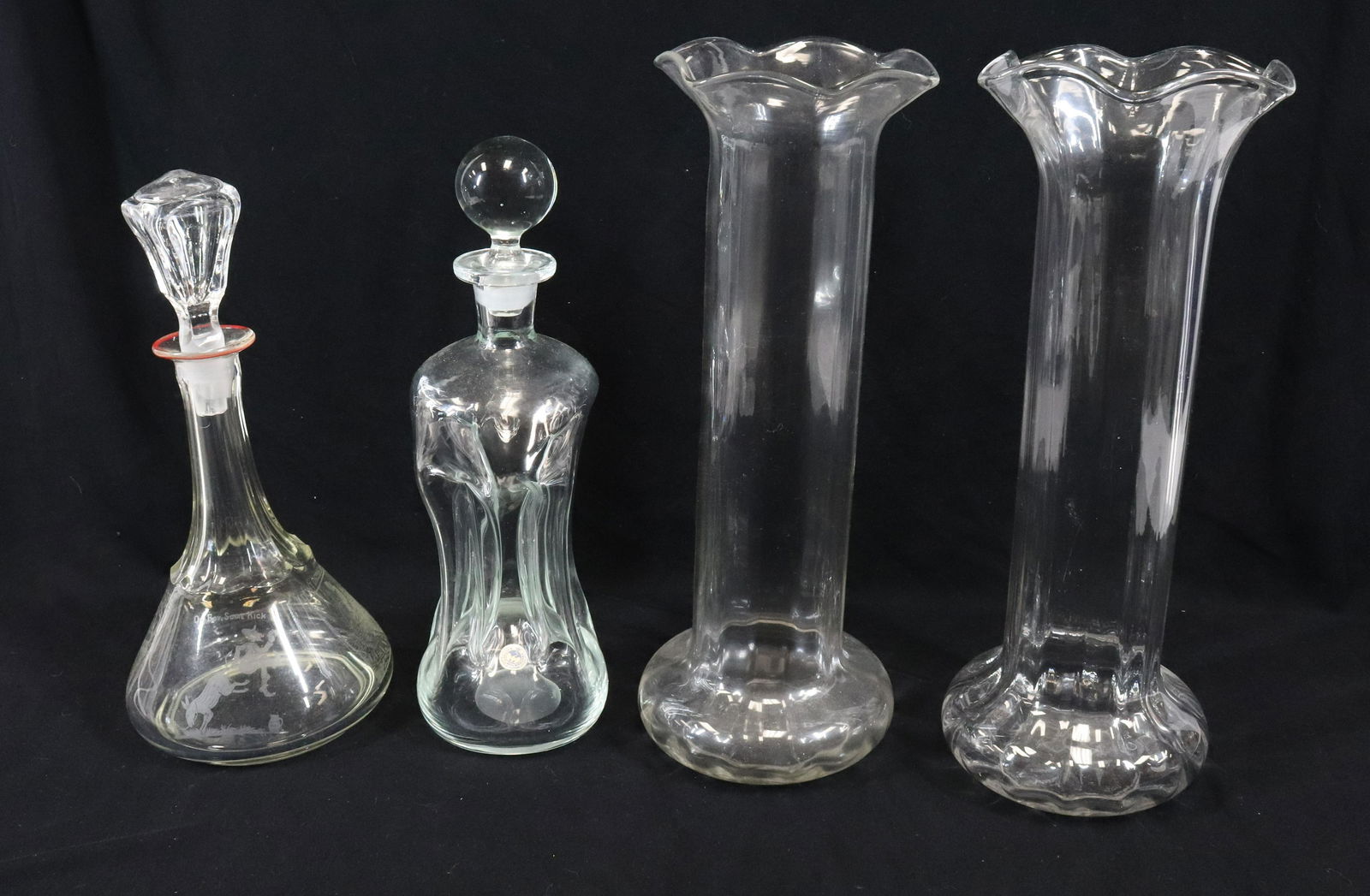 (4) DECANTERS  VASES (1 of 9)