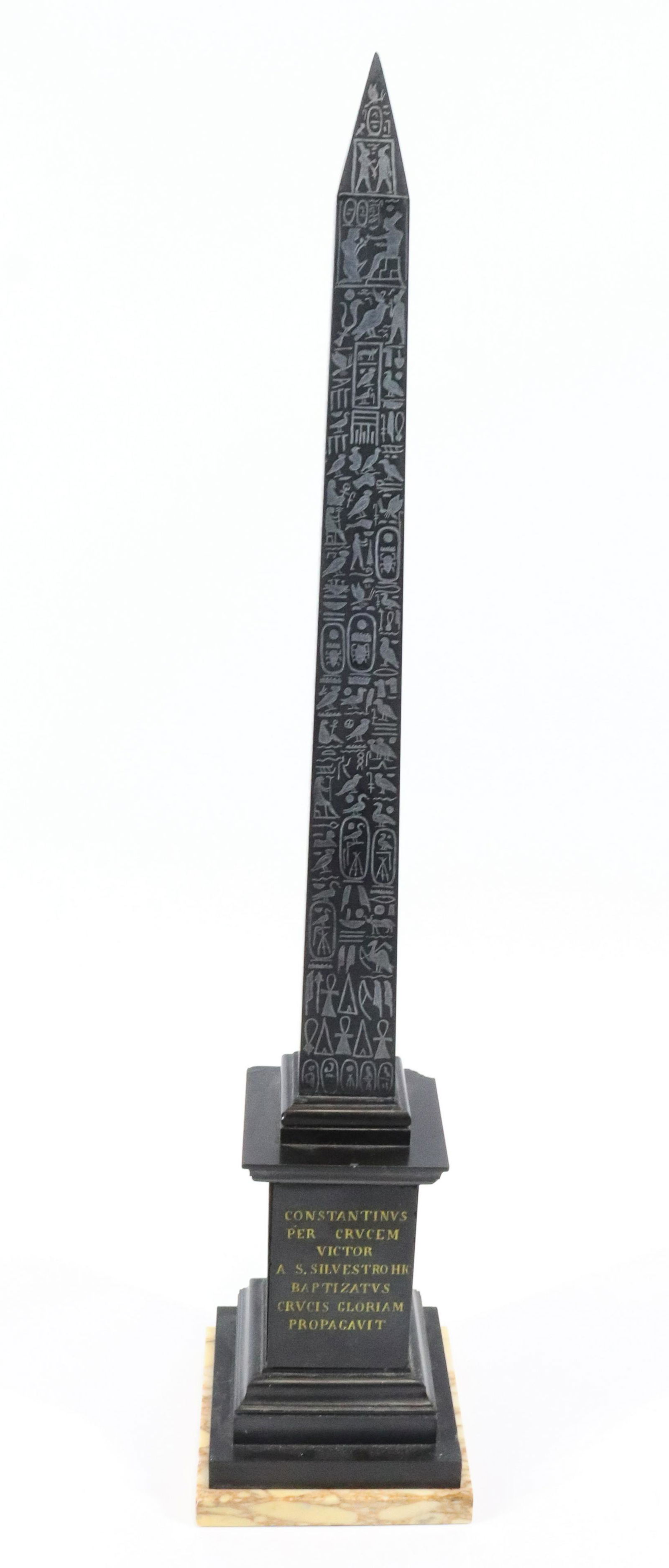 GRAND TOUR BLACK SLATE OBELISK (1 of 6)