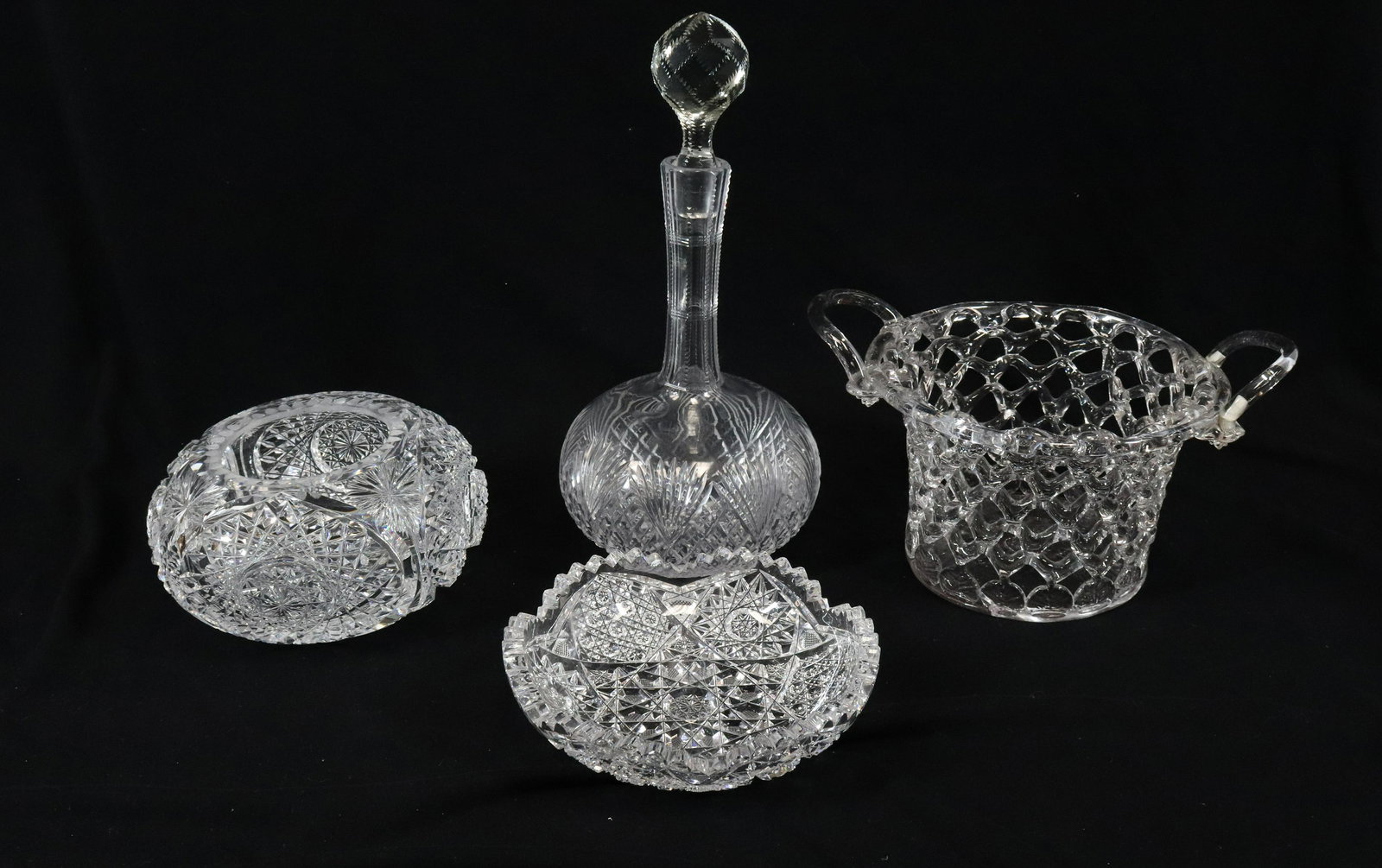 (4) BRILLIANT CUT GLASS (1 of 4)