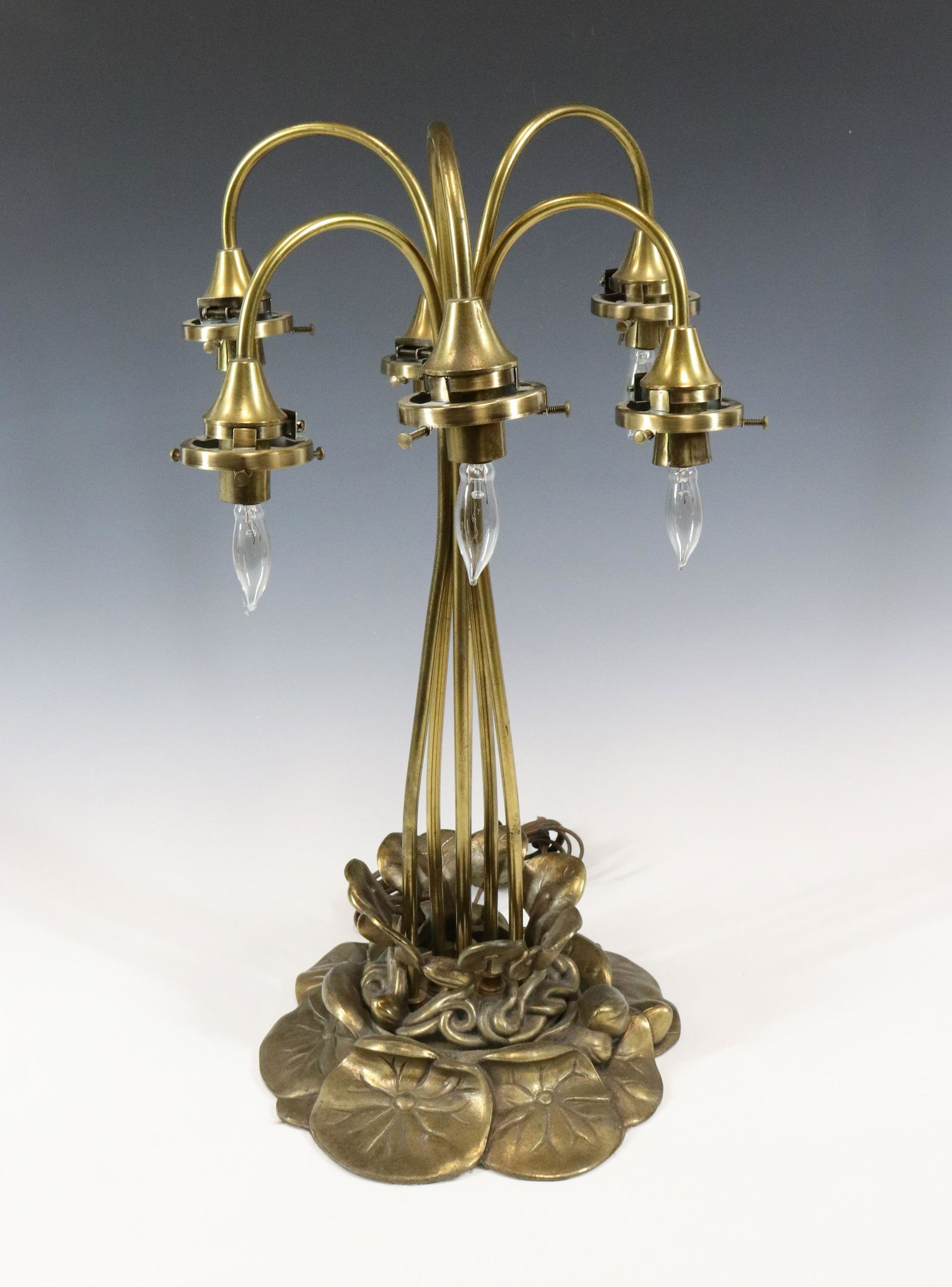 BRONZE LILY PAD LAMP BASE (1 of 4)