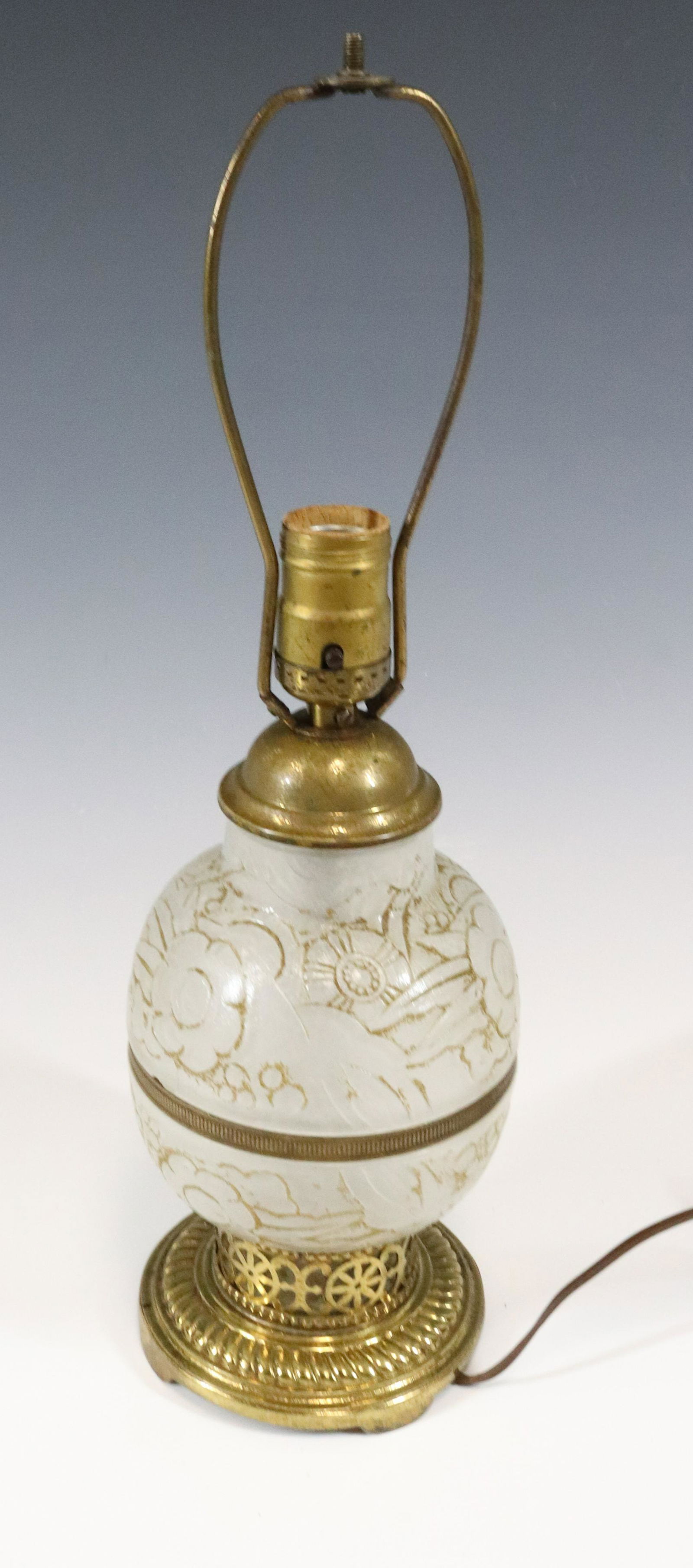 FRENCH ART DECO LAMP (1 of 3)