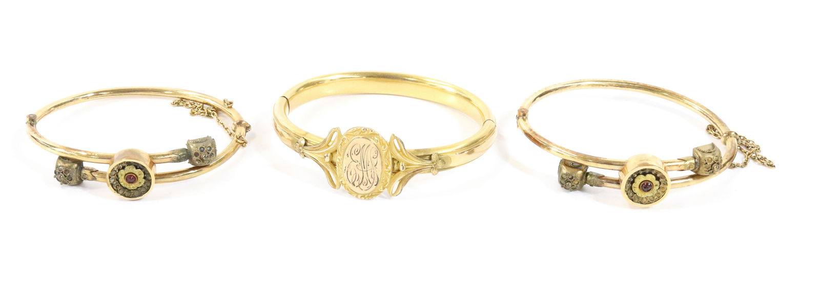 VICTORIAN GOLD FILLED BANGLES (1 of 3)