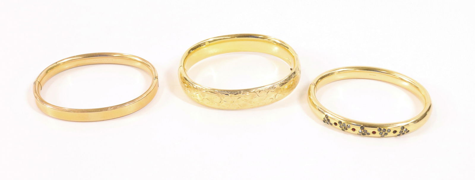 VICTORIAN GOLD FILLED BANGLES (1 of 2)