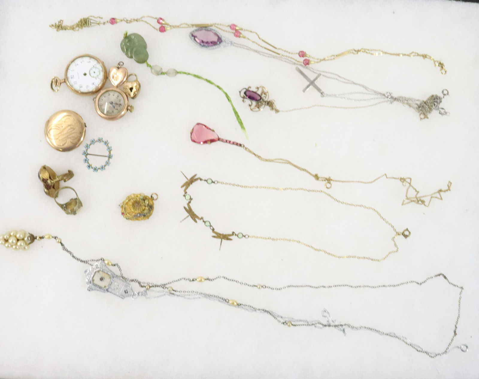 VINTAGE JEWELRY TRAY GROUP (1 of 3)