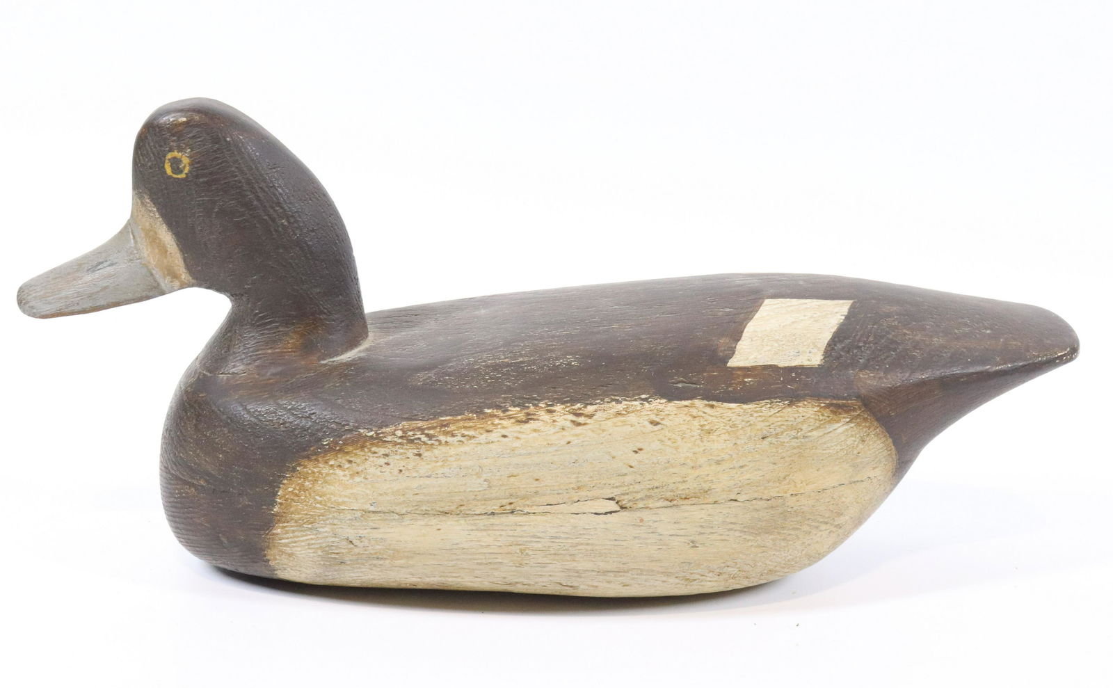 ANTIQUE PAINTED WOODEN DECOY (1 of 3)