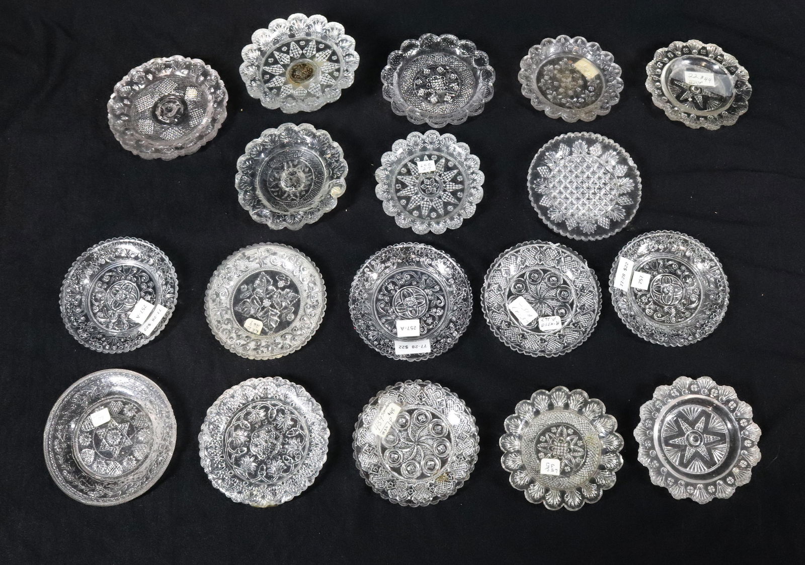 (18) CLEAR CUP PLATES (1 of 2)