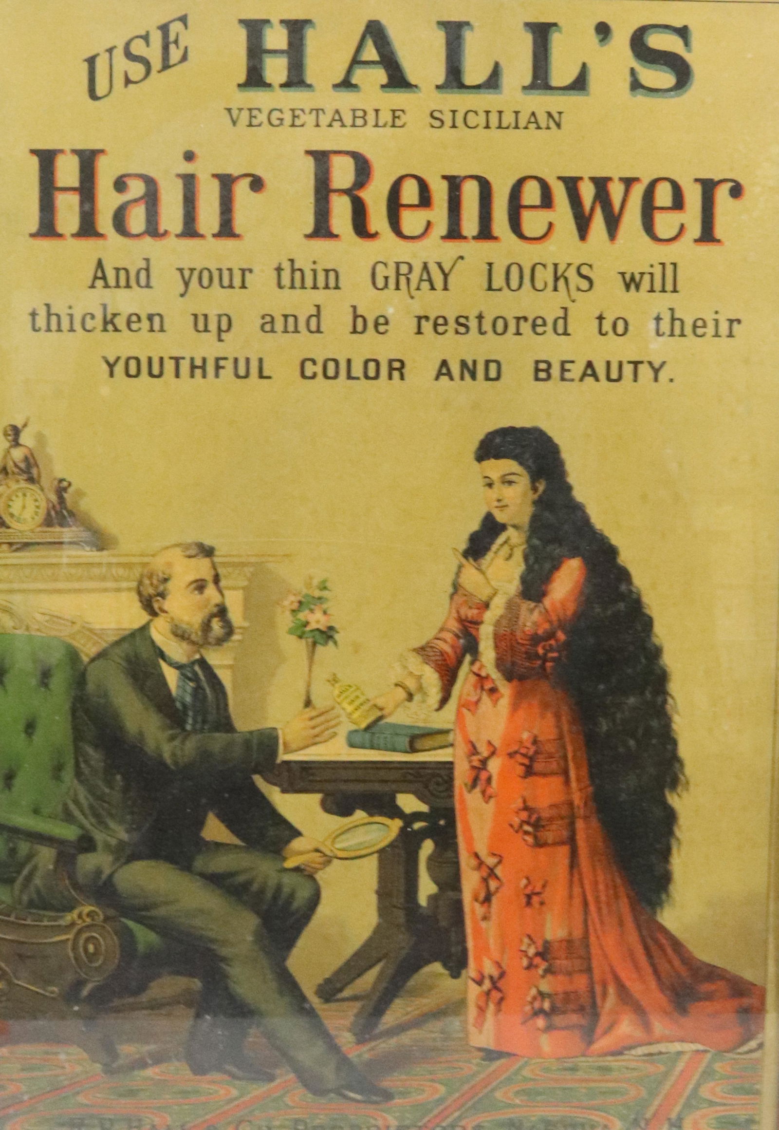 FRAMED ADVERTISING SIGN (1 of 5)