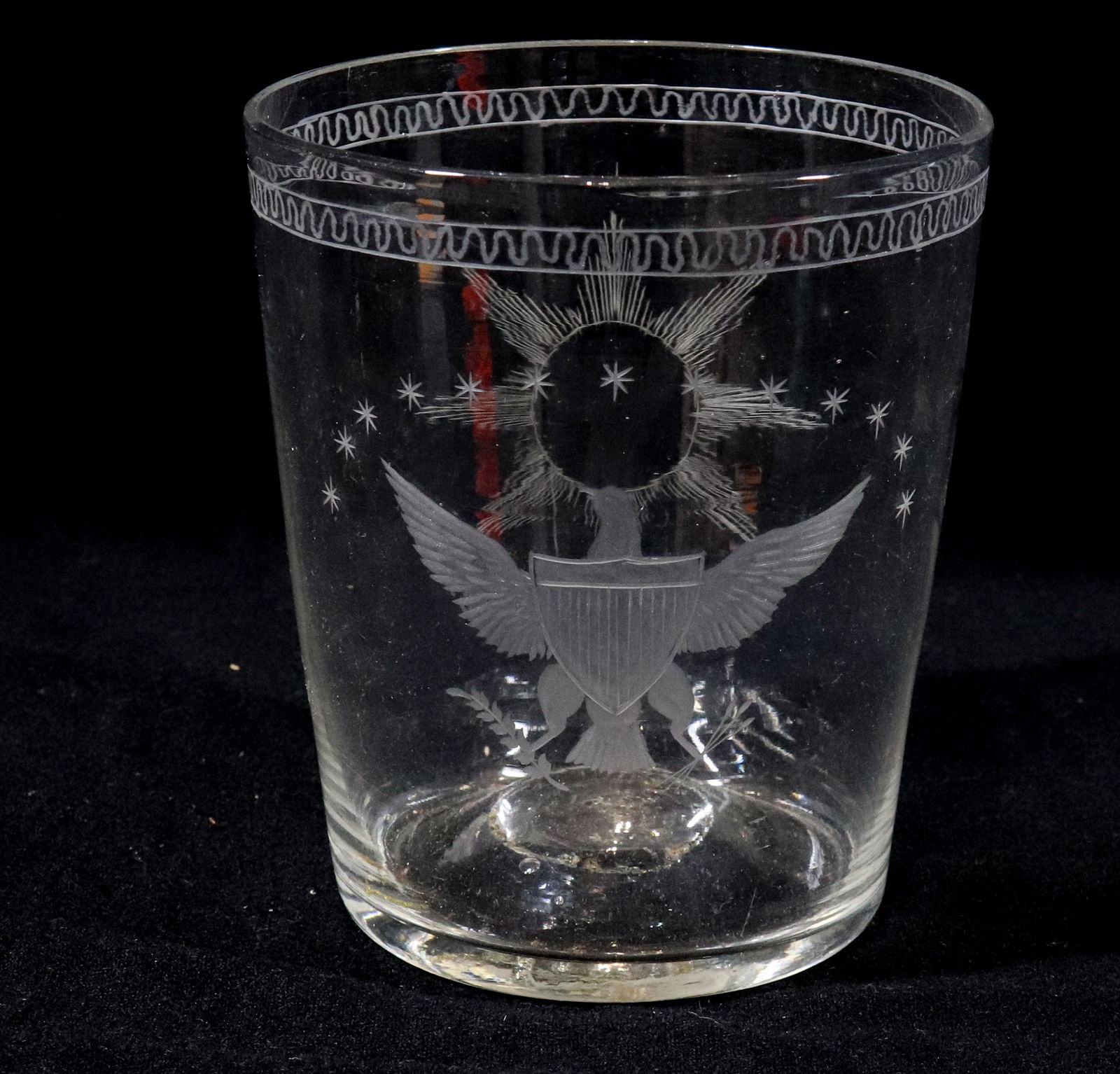 AMERICAN ENGRAVED FLIP GLASS (1 of 4)