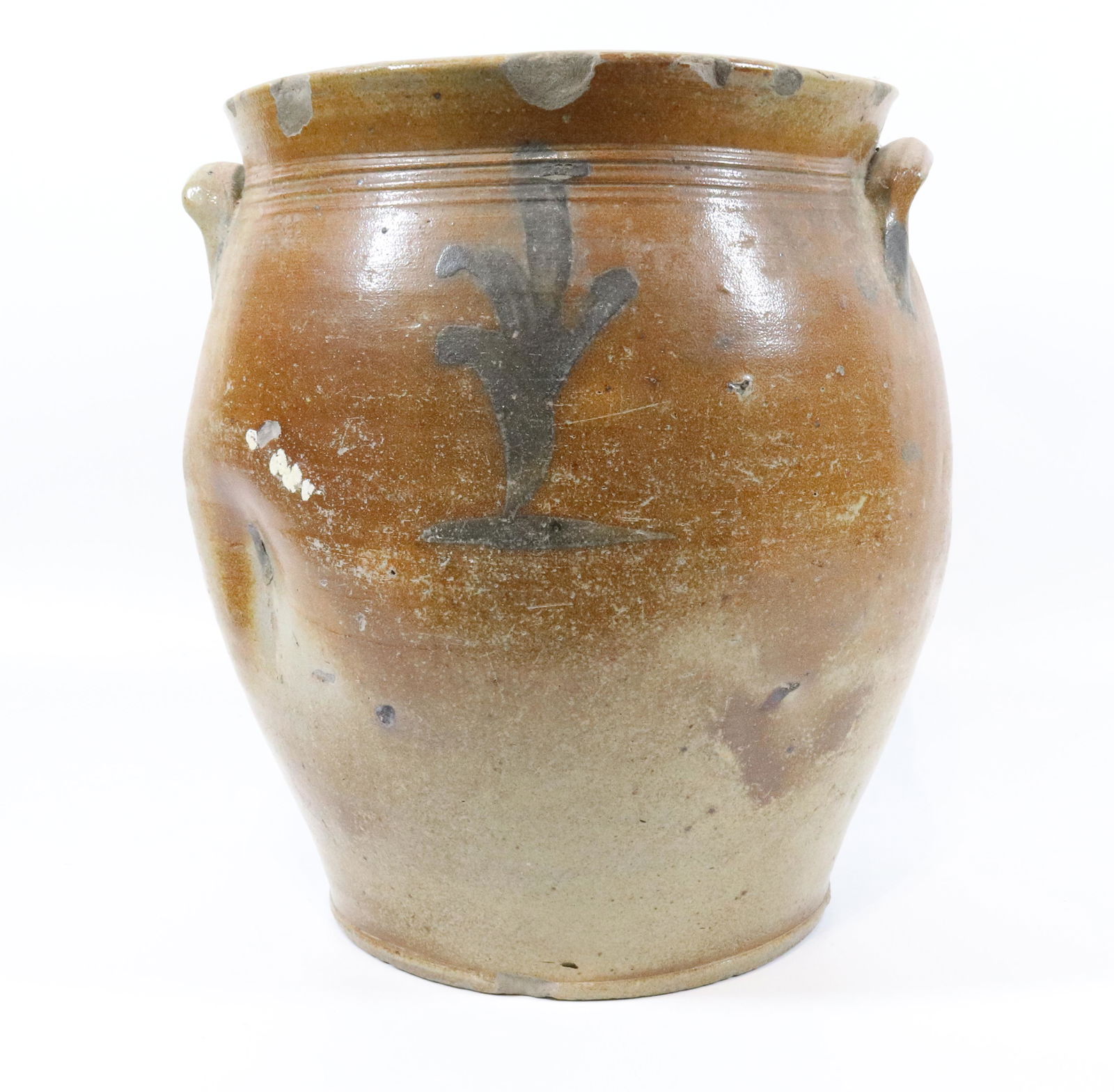 EARLY 19TH C. DECORATED CROCK (1 of 6)