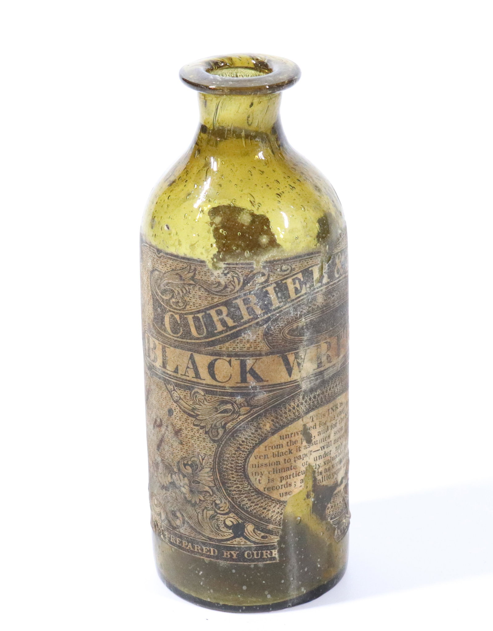 OLIVE-GREEN INK BOTTLE (1 of 6)
