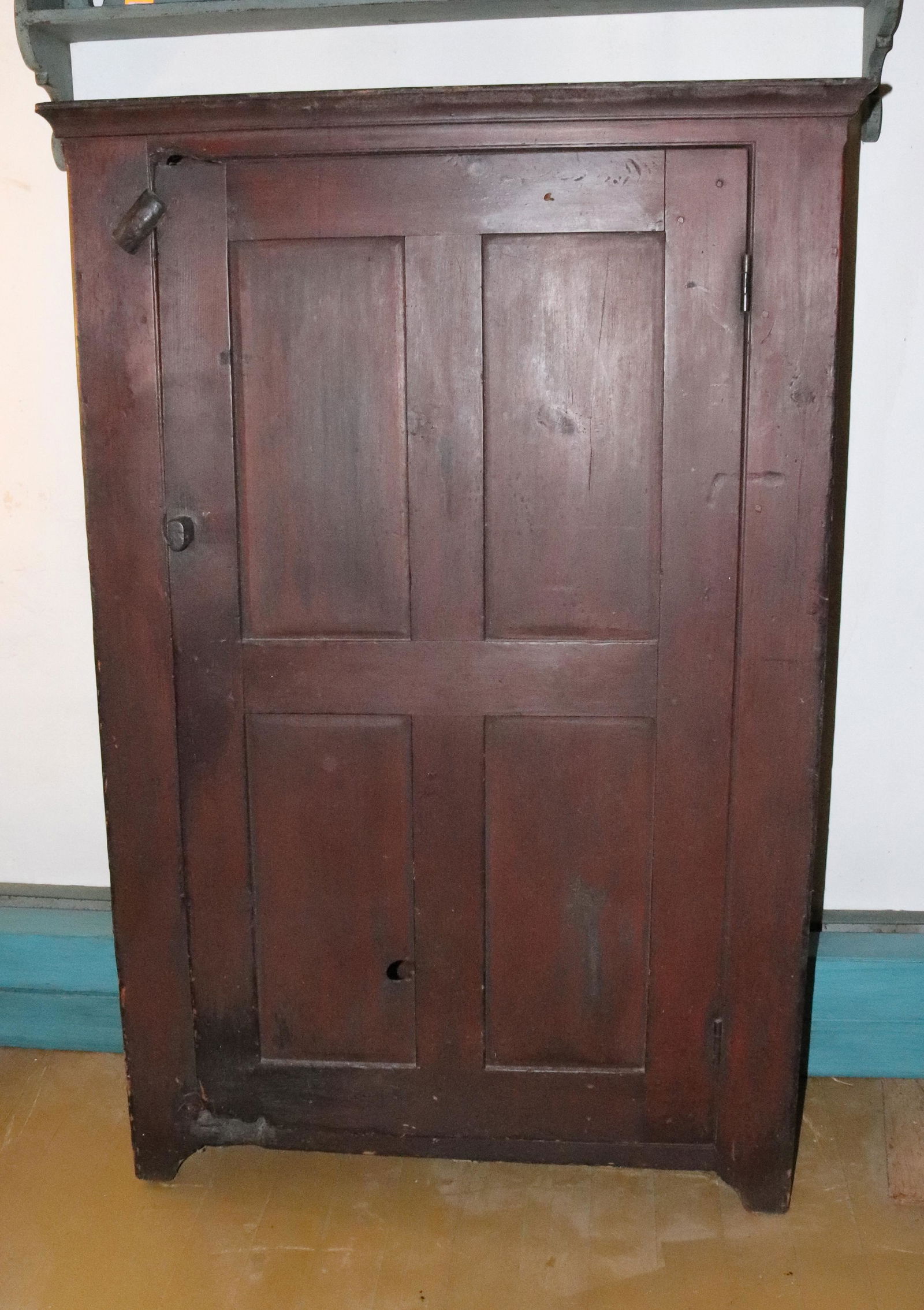 EARLY ONE DOOR CUPBOARD (1 of 7)