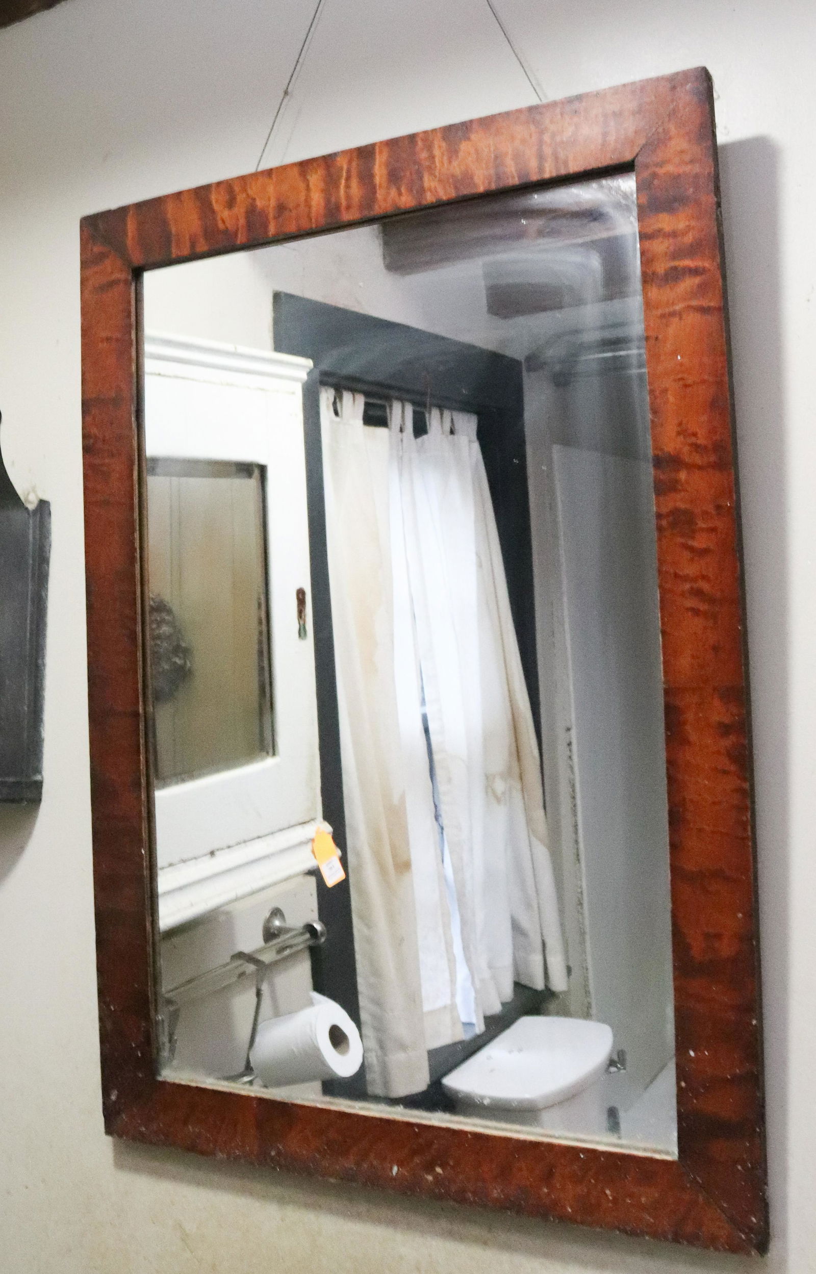 FIGURED MAPLE MIRROR (1 of 3)