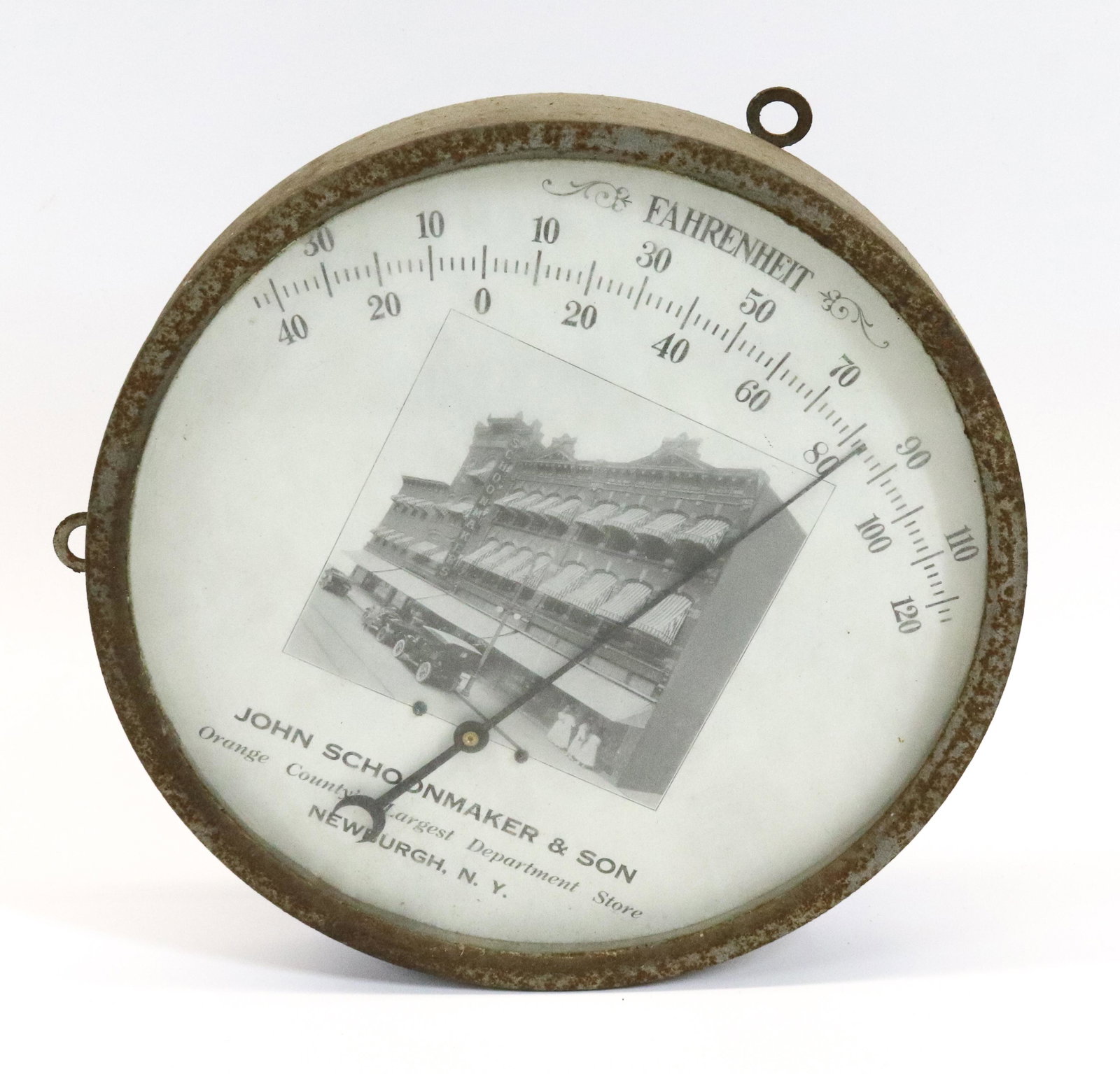 VINTAGE ADVERTISING THERMOMETER (1 of 2)